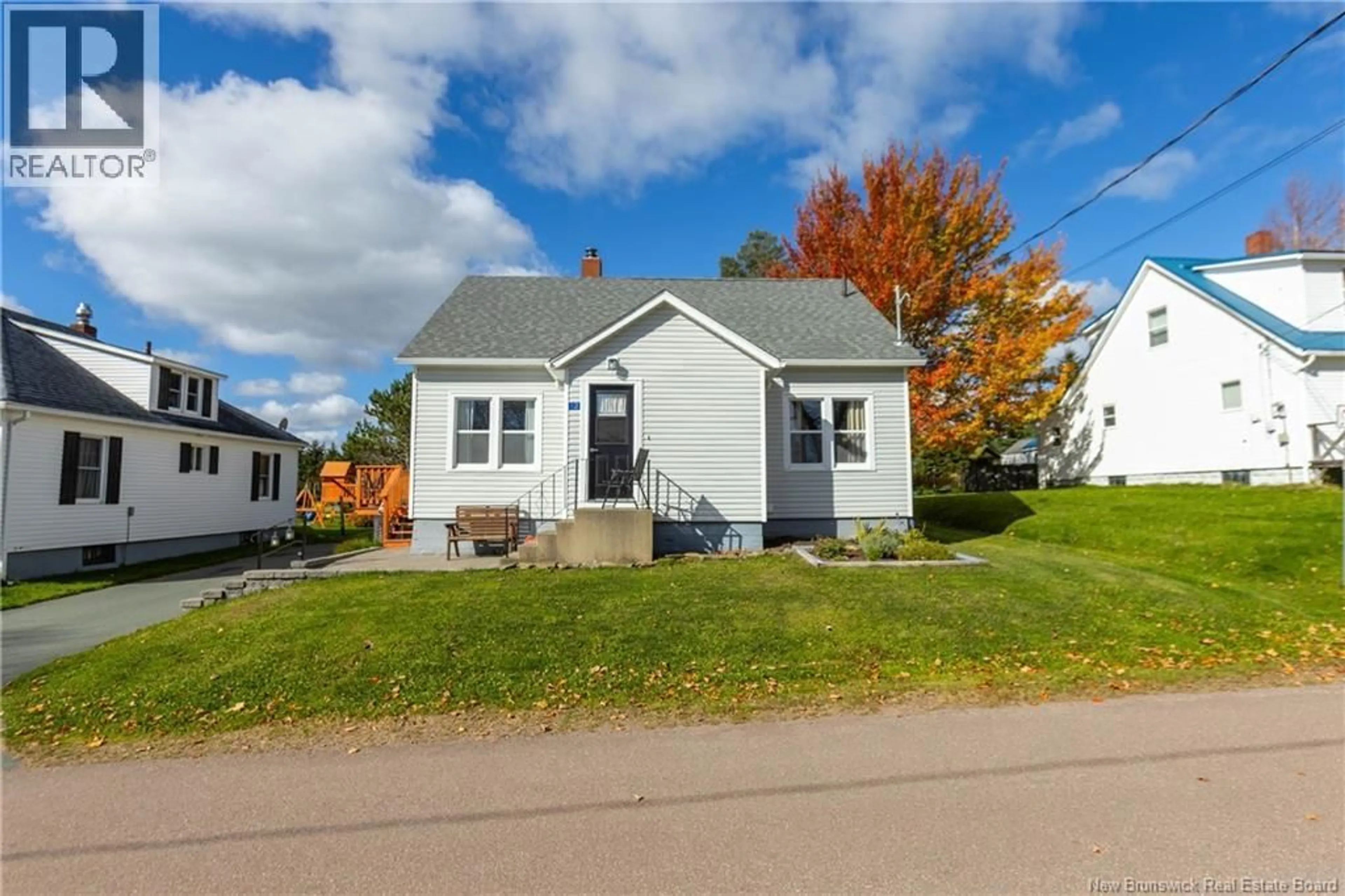 Home with vinyl exterior material, street for 12 PRINGLE STREET, Sackville New Brunswick E4L3E8