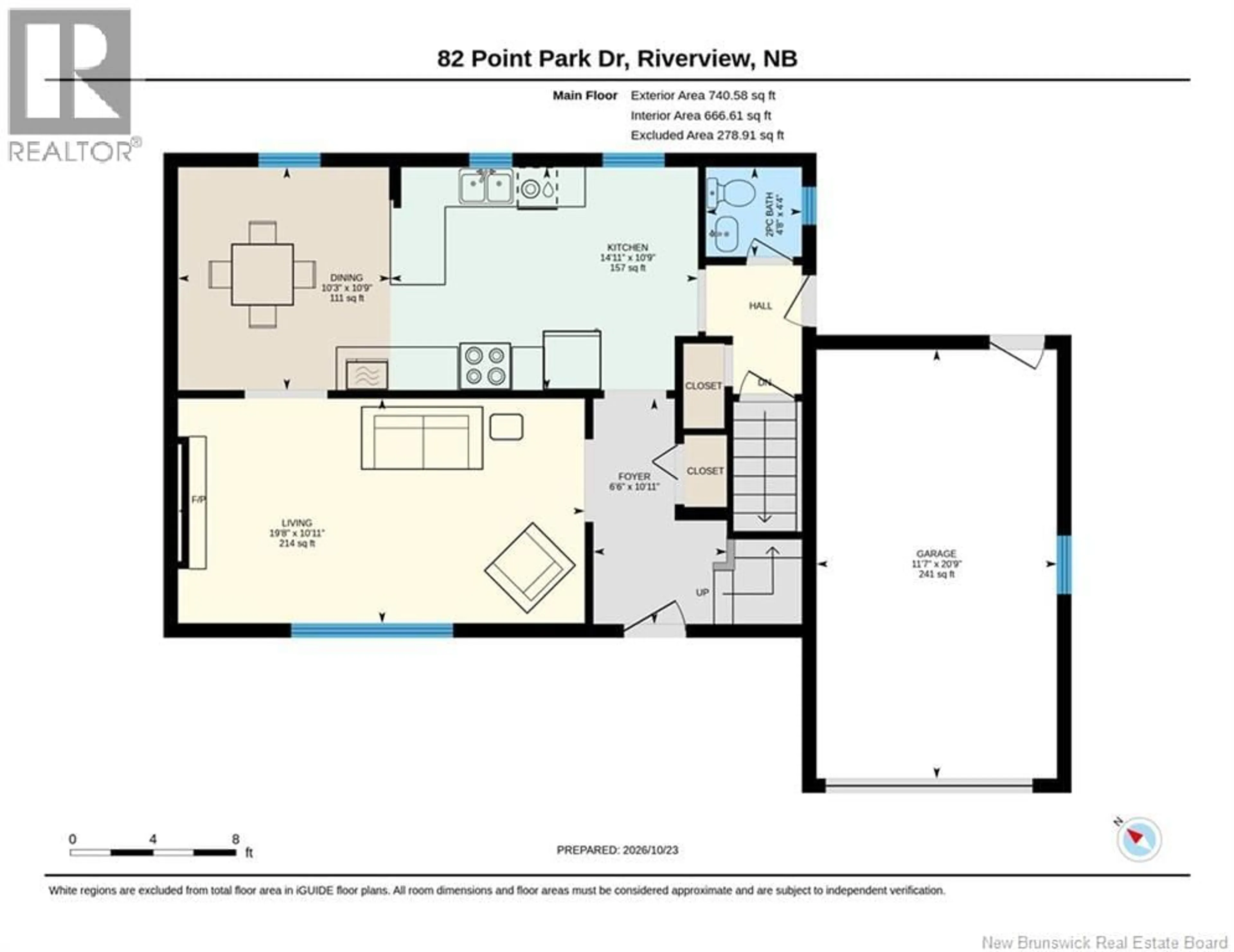 Floor plan for 82 POINT PARK DRIVE, Riverview New Brunswick E1B1C5