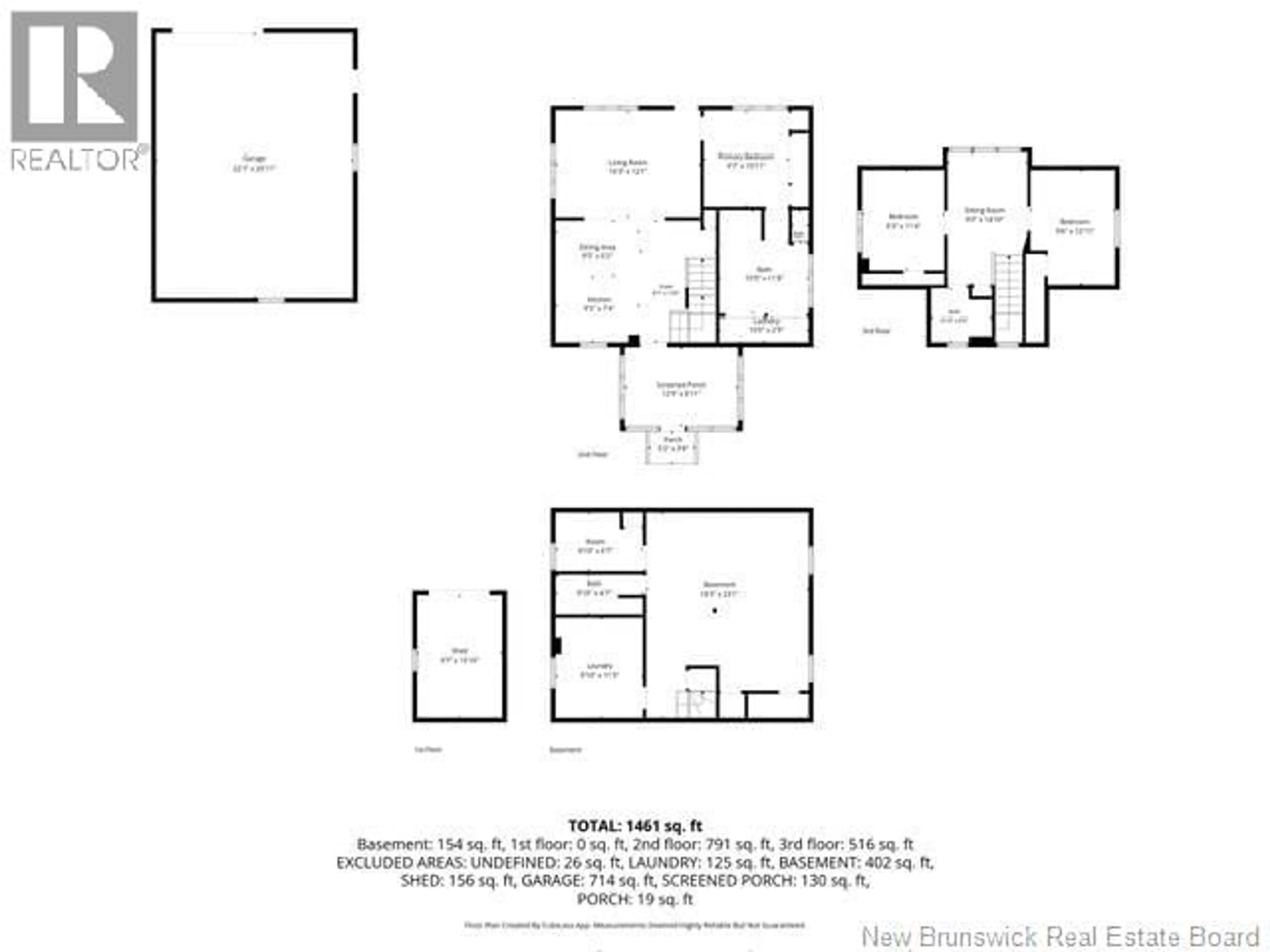 Floor plan for 1287 DES PIONNIERS AVENUE, Balmoral New Brunswick E8E1B7