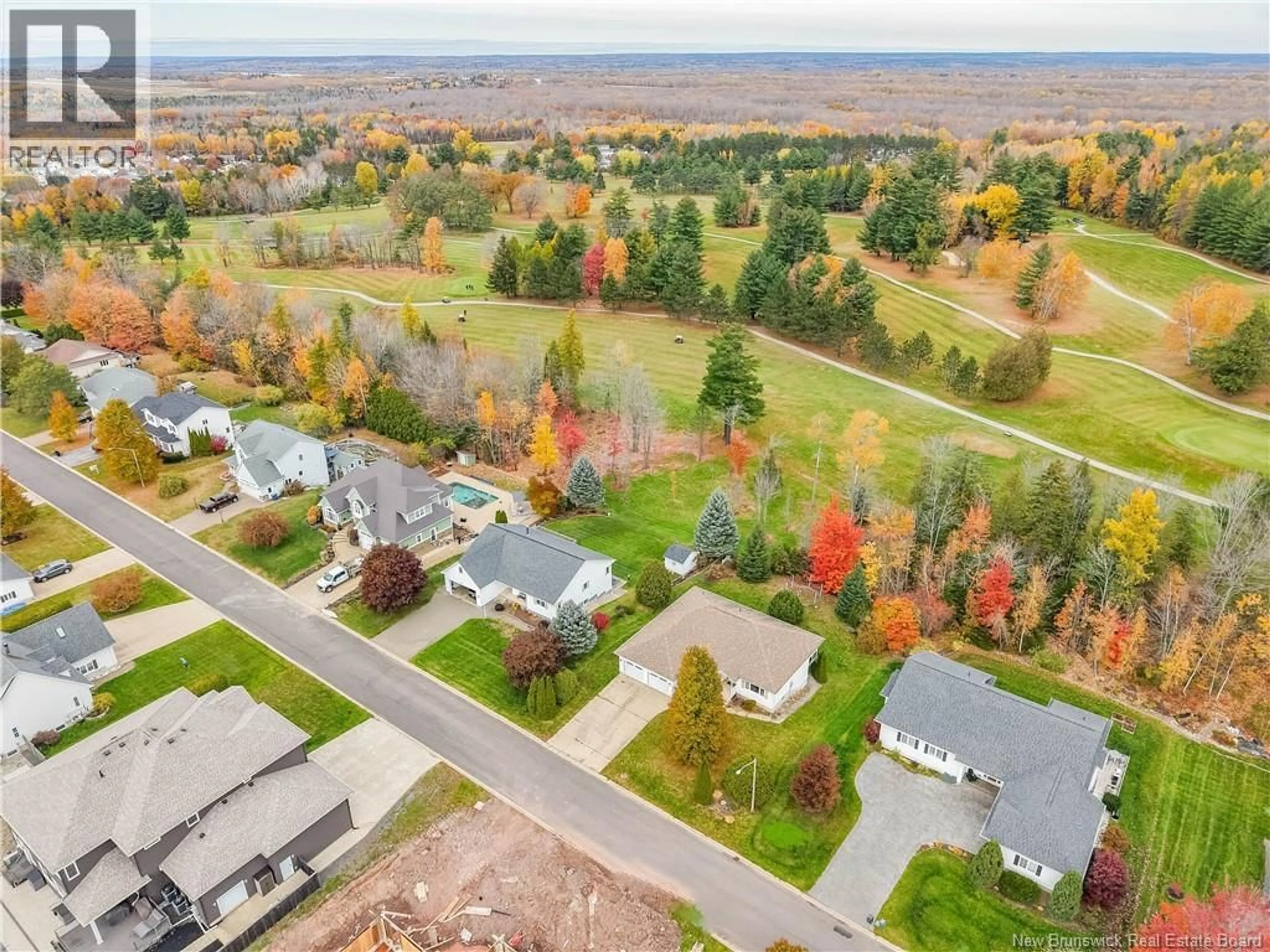 A pic from outside/outdoor area/front of a property/back of a property/a pic from drone, mountain view for 27 HOWE CRESCENT, Oromocto New Brunswick E2V2S1