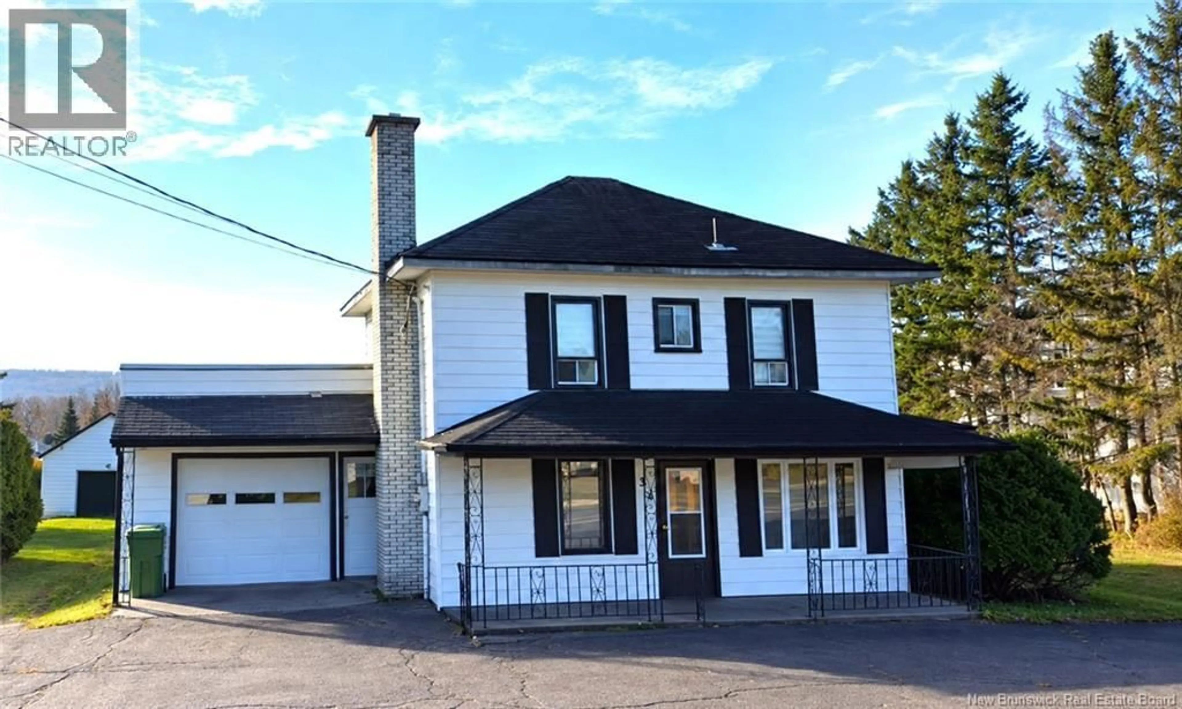 Home with vinyl exterior material, street for 134 PRINCIPALE STREET, Saint-Basile New Brunswick E7C1H3