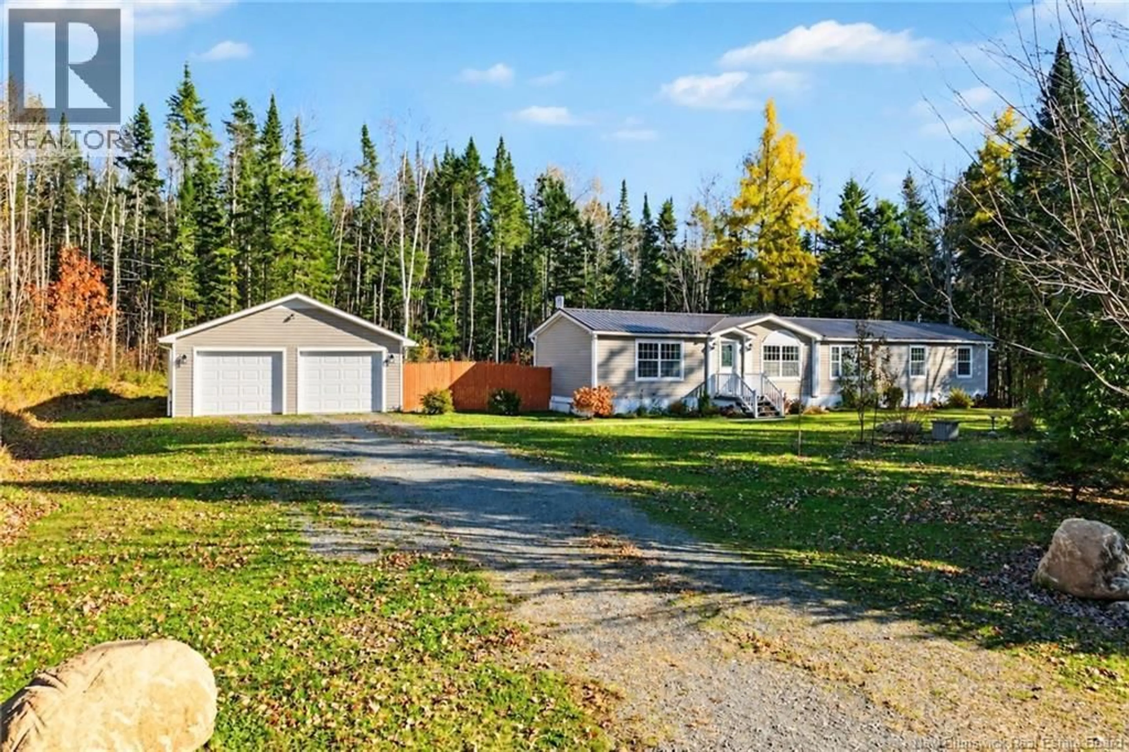 A pic from outside/outdoor area/front of a property/back of a property/a pic from drone, street for 1072 RTE 628, Taymouth New Brunswick E6C2B7