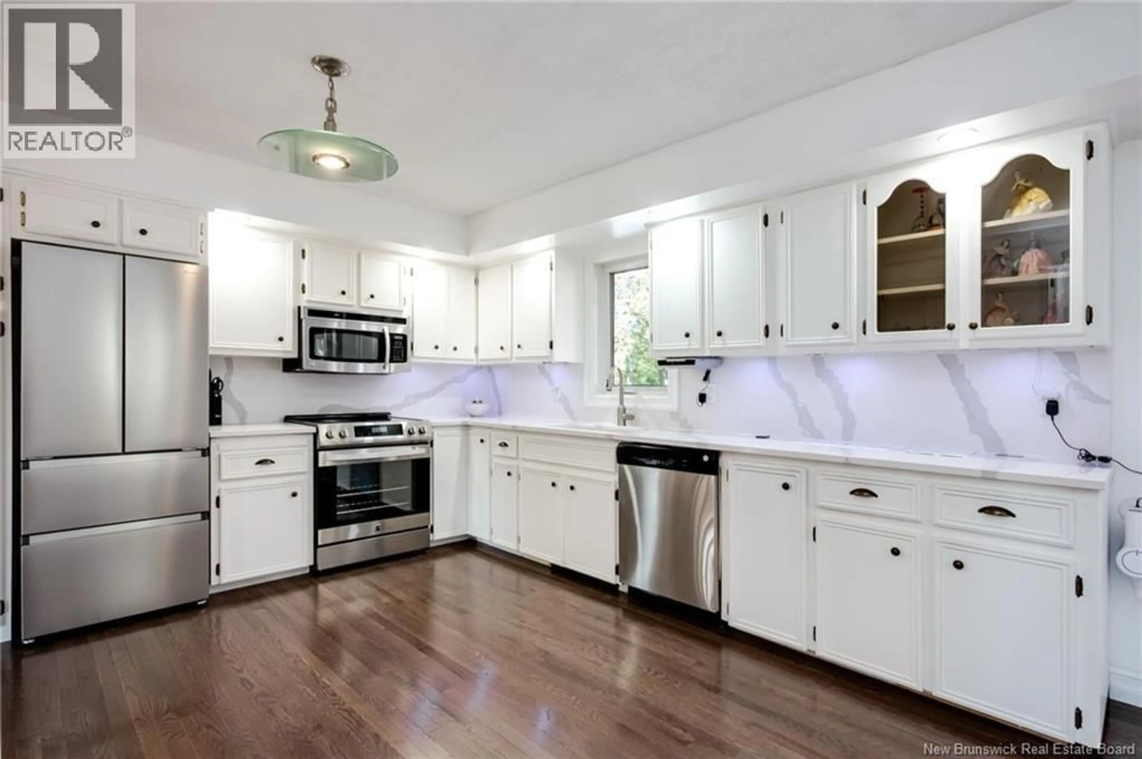 Open concept kitchen, ceramic/tile floor for 69 RENSHAW ROAD, Rothesay New Brunswick E2H1R7