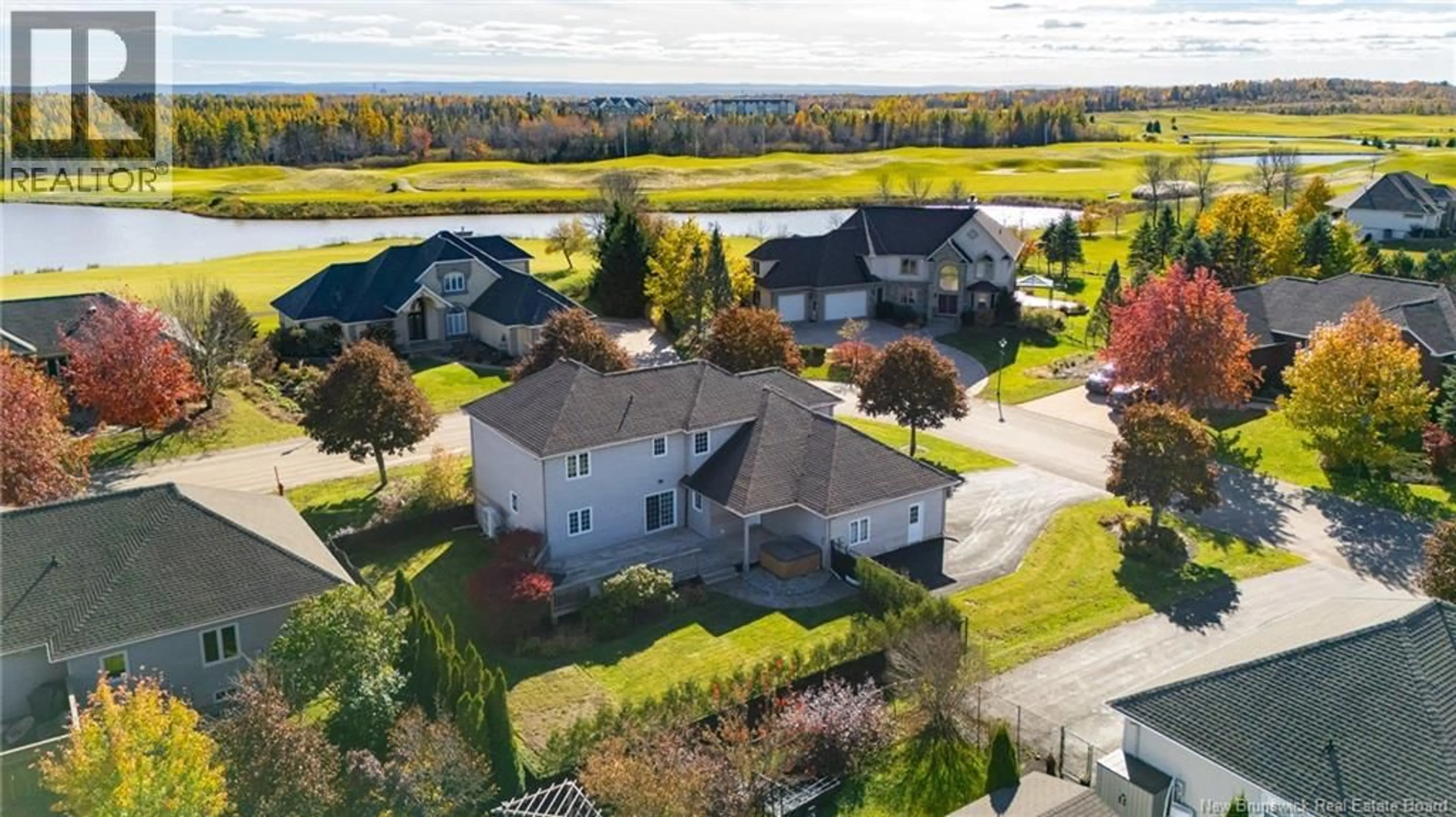 A pic from outside/outdoor area/front of a property/back of a property/a pic from drone, unknown for 95 CONGRESSIONAL CRESCENT, Moncton New Brunswick E1H3L2