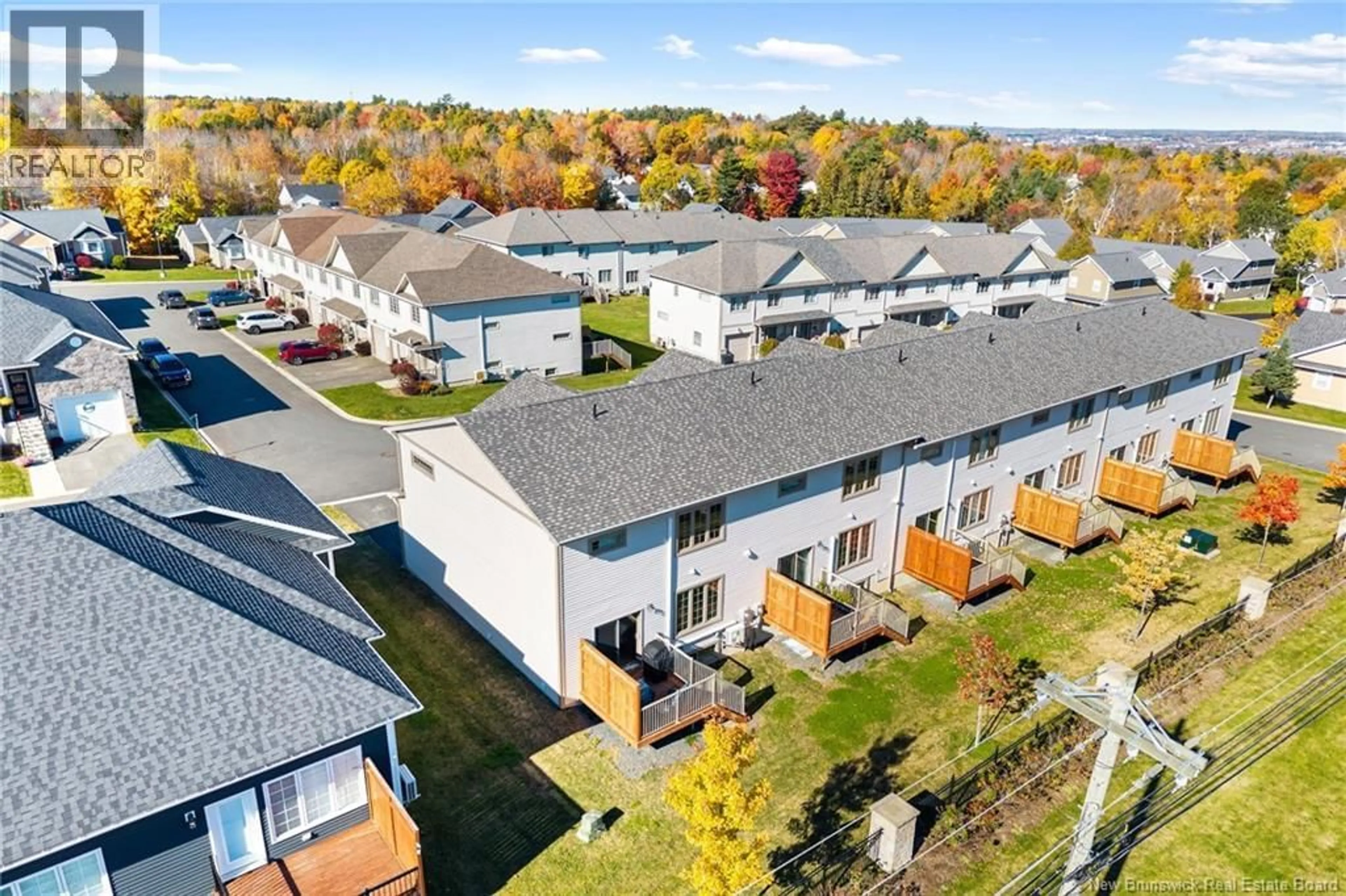 A pic from outside/outdoor area/front of a property/back of a property/a pic from drone, unknown for 2 HUNTINGDON CIRCLE, Fredericton New Brunswick E3B0L9