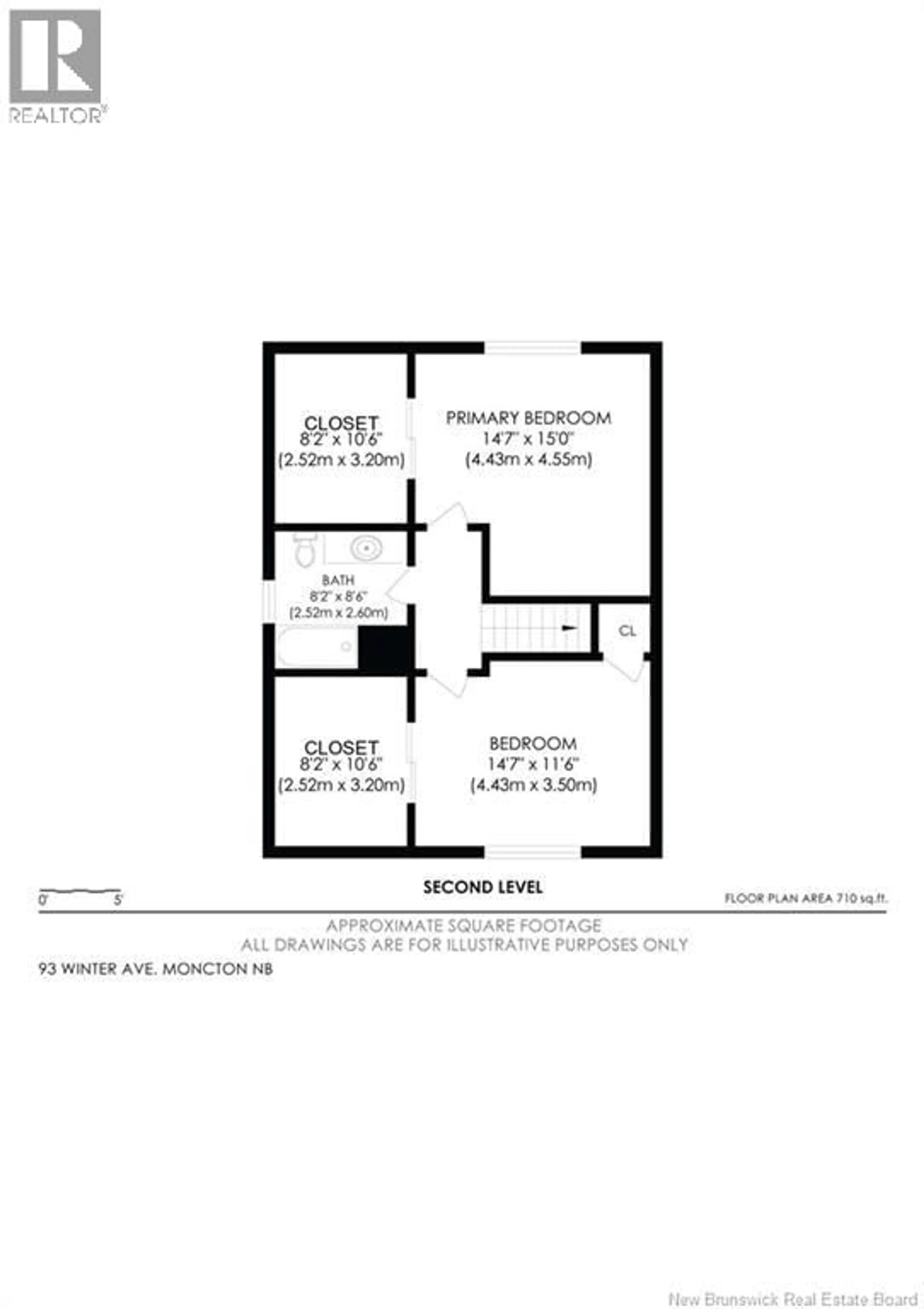 Floor plan for 93 WINTER AVENUE, Moncton New Brunswick E1C5X3