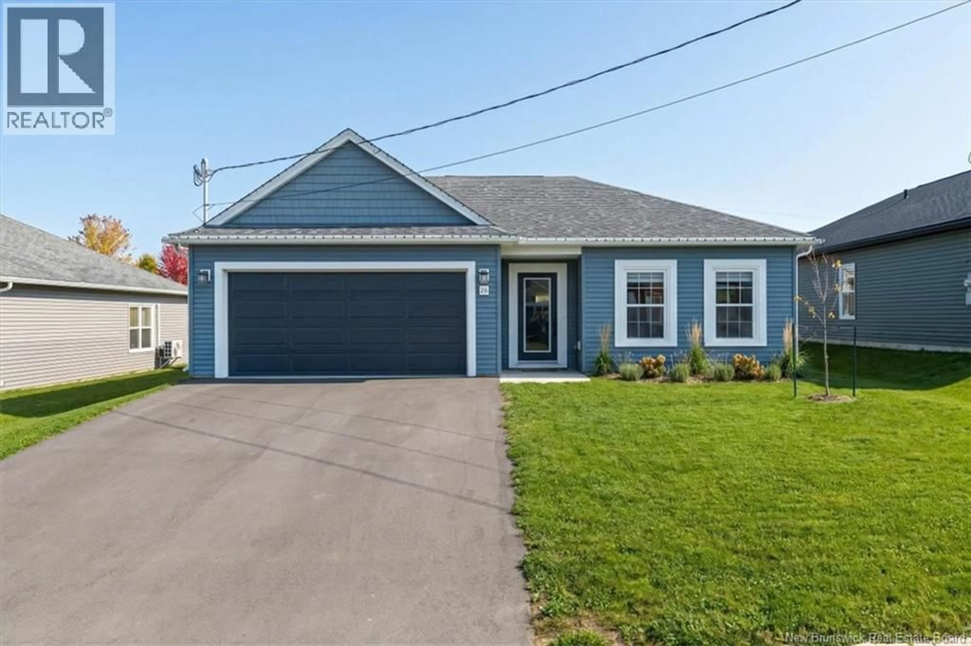 Home with vinyl exterior material, street for 26 BUCHANAN DRIVE, Sussex Corner New Brunswick E4E0B6