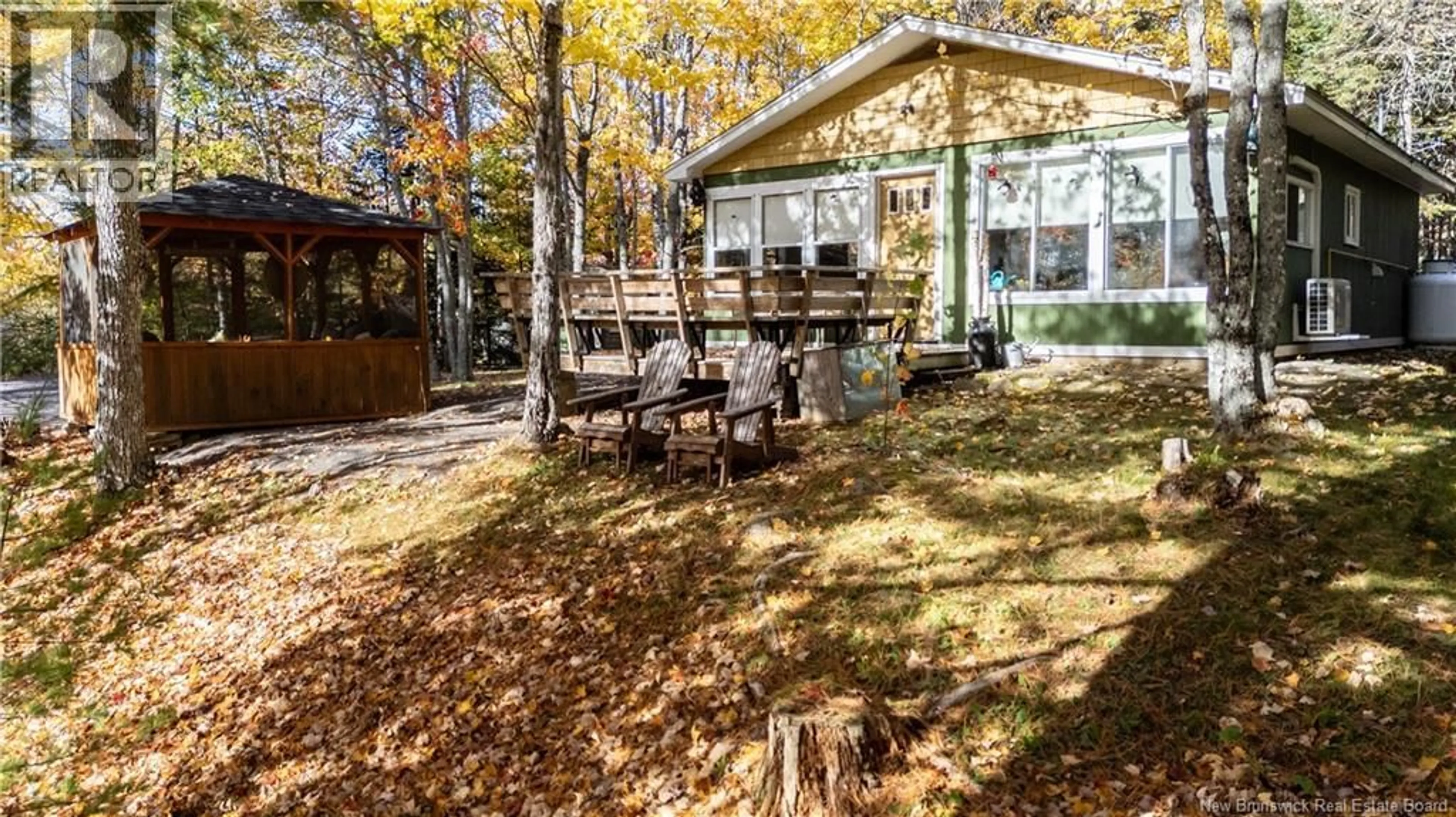 Patio, forest/trees view for 60 T J MCMACKIN ROAD, The Glades New Brunswick E4J2N5