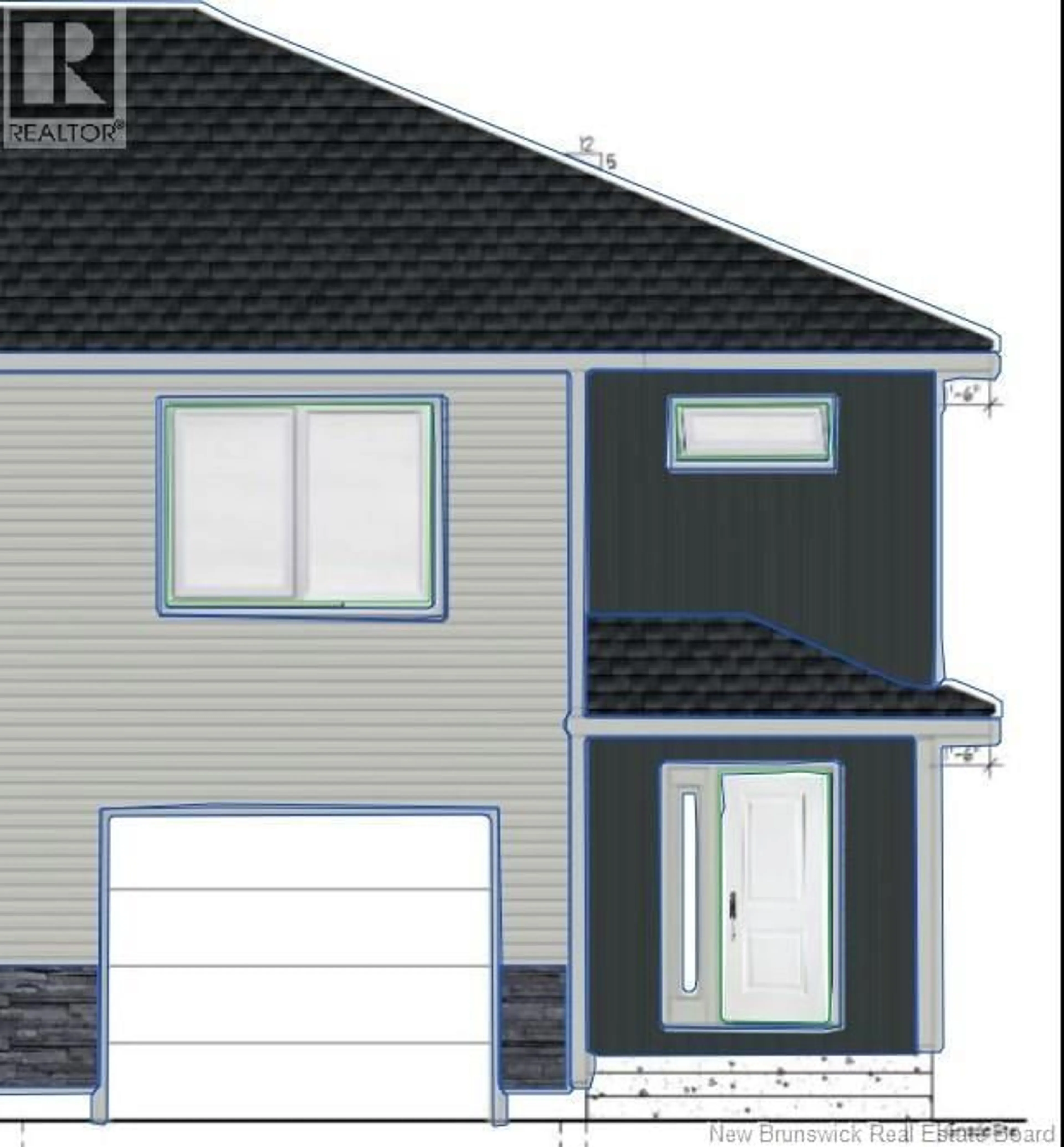 Home with vinyl exterior material, street for 6 FLANAGAN COURT, Moncton New Brunswick E1G6J3