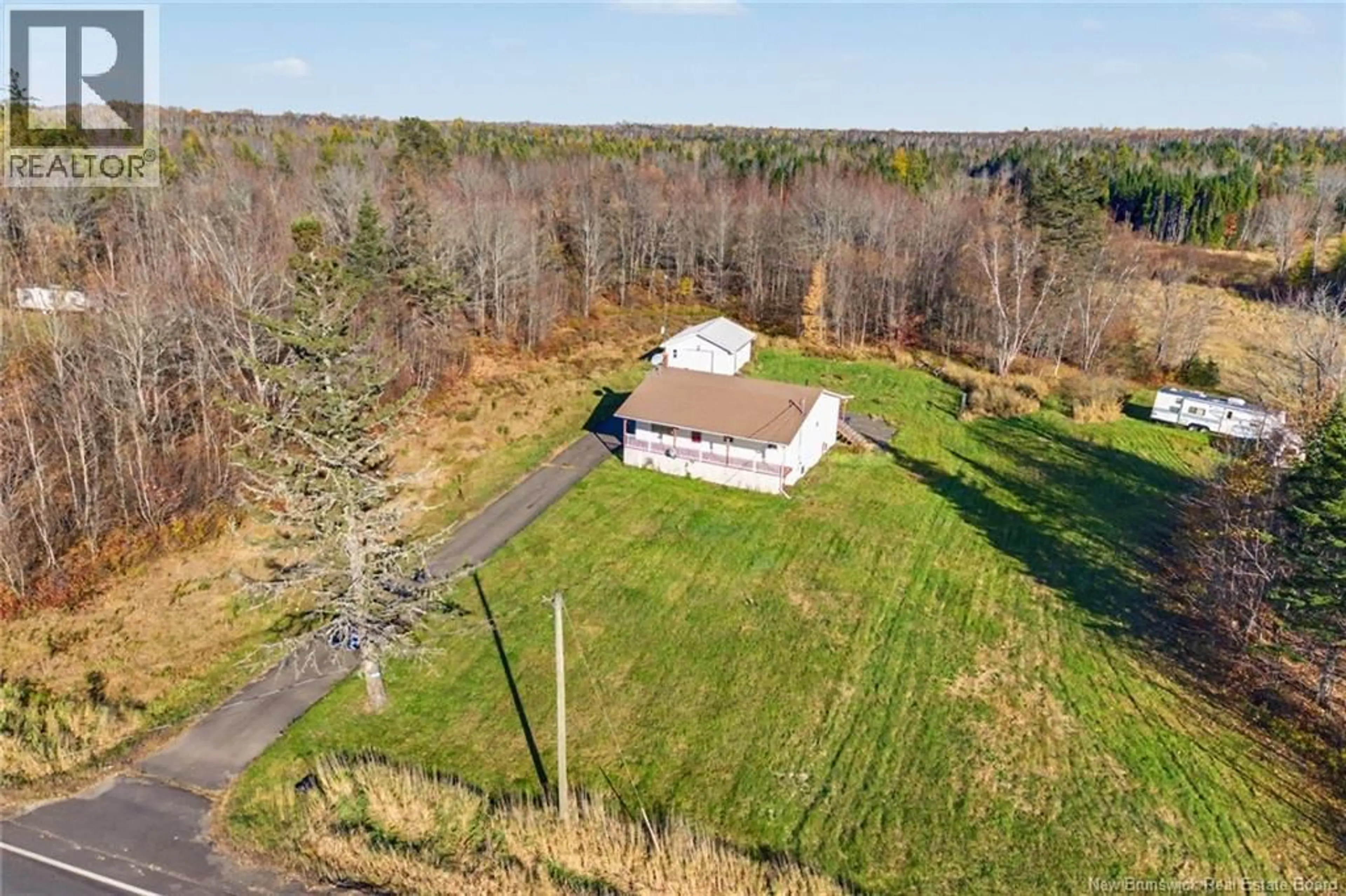 A pic from outside/outdoor area/front of a property/back of a property/a pic from drone, unknown for 7755 ROUTE 10, Coal Creek New Brunswick E4A2S4