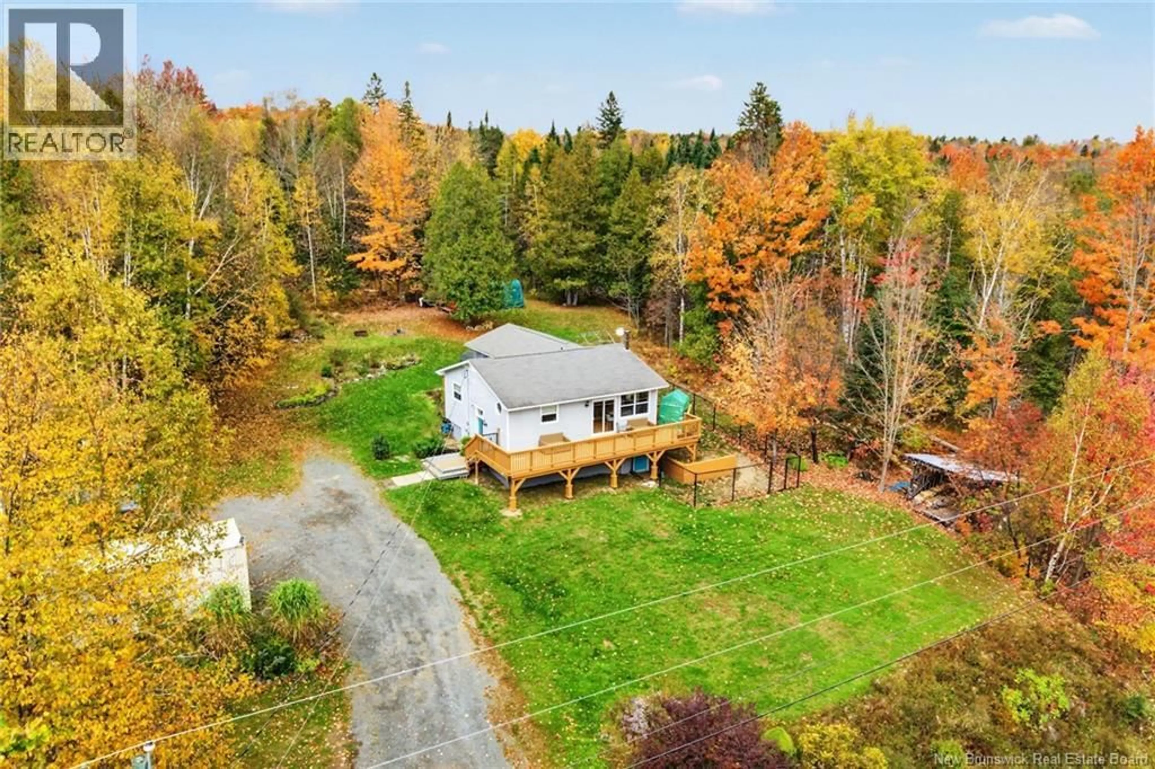 A pic from outside/outdoor area/front of a property/back of a property/a pic from drone, unknown for 1866 ROUTE 105, Mactaquac New Brunswick E6L1C5