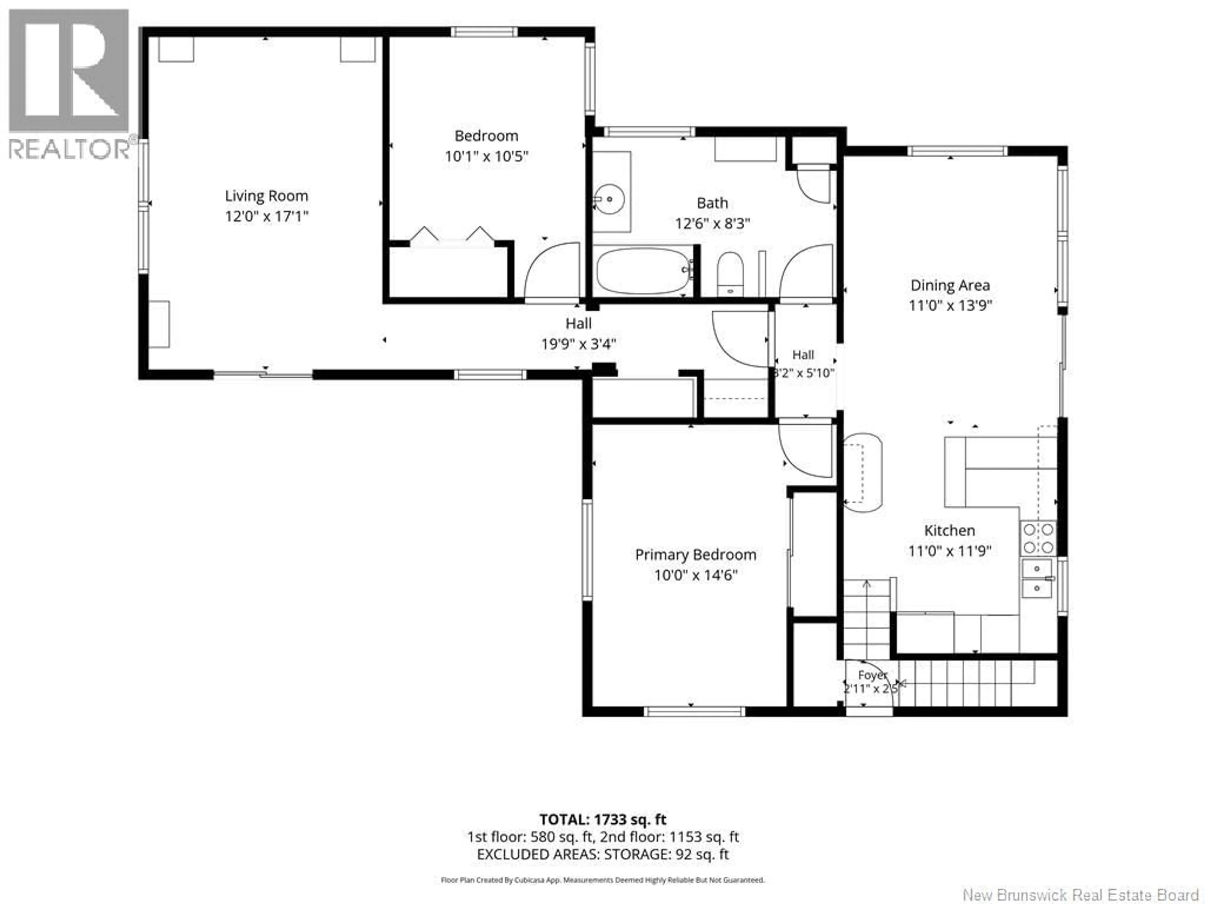 Floor plan for 1866 ROUTE 105, Mactaquac New Brunswick E6L1C5