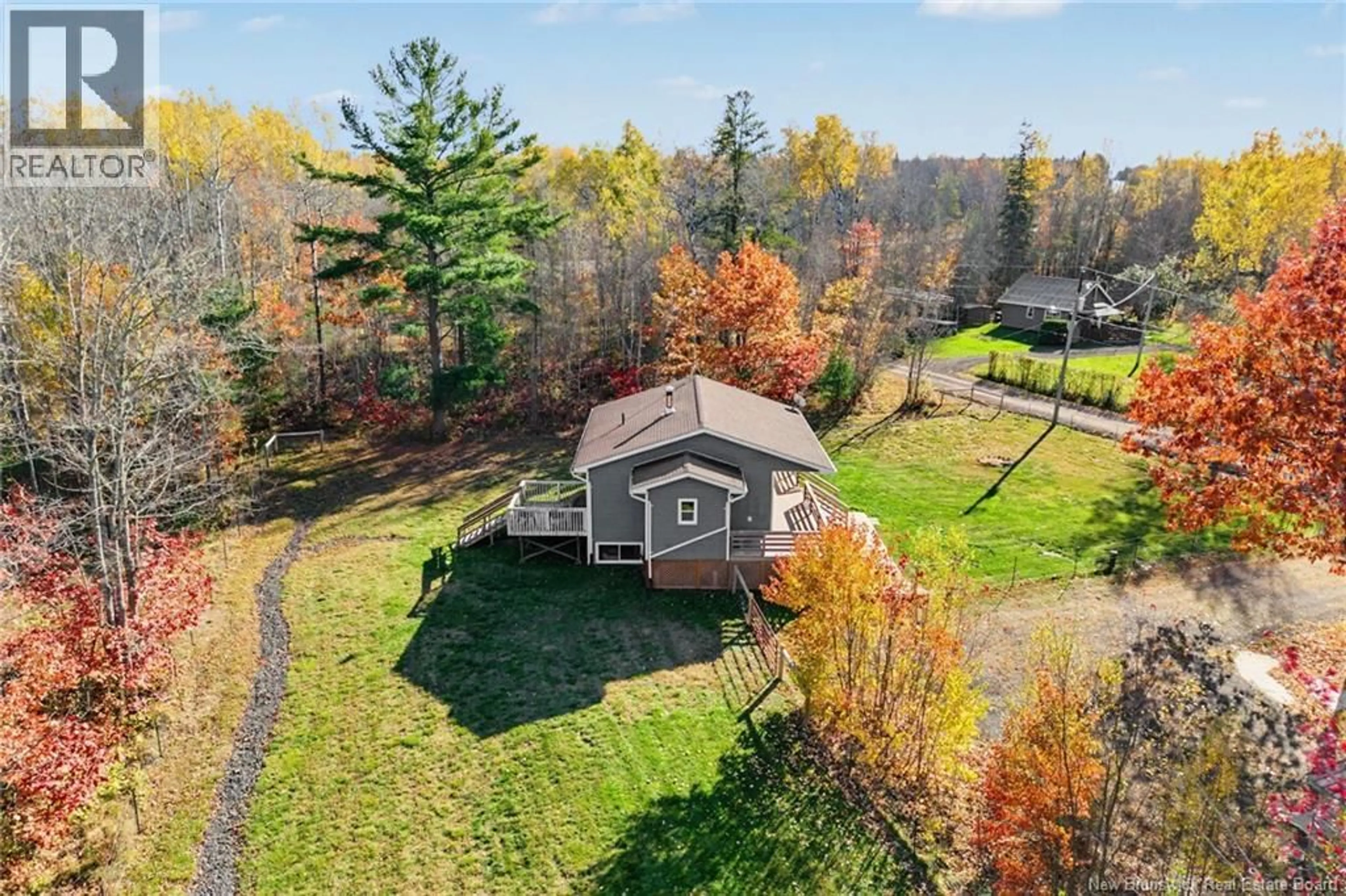 A pic from outside/outdoor area/front of a property/back of a property/a pic from drone, water/lake/river/ocean view for 10 EDGEWATER LANE, Cumberland Bay New Brunswick E4A3G9