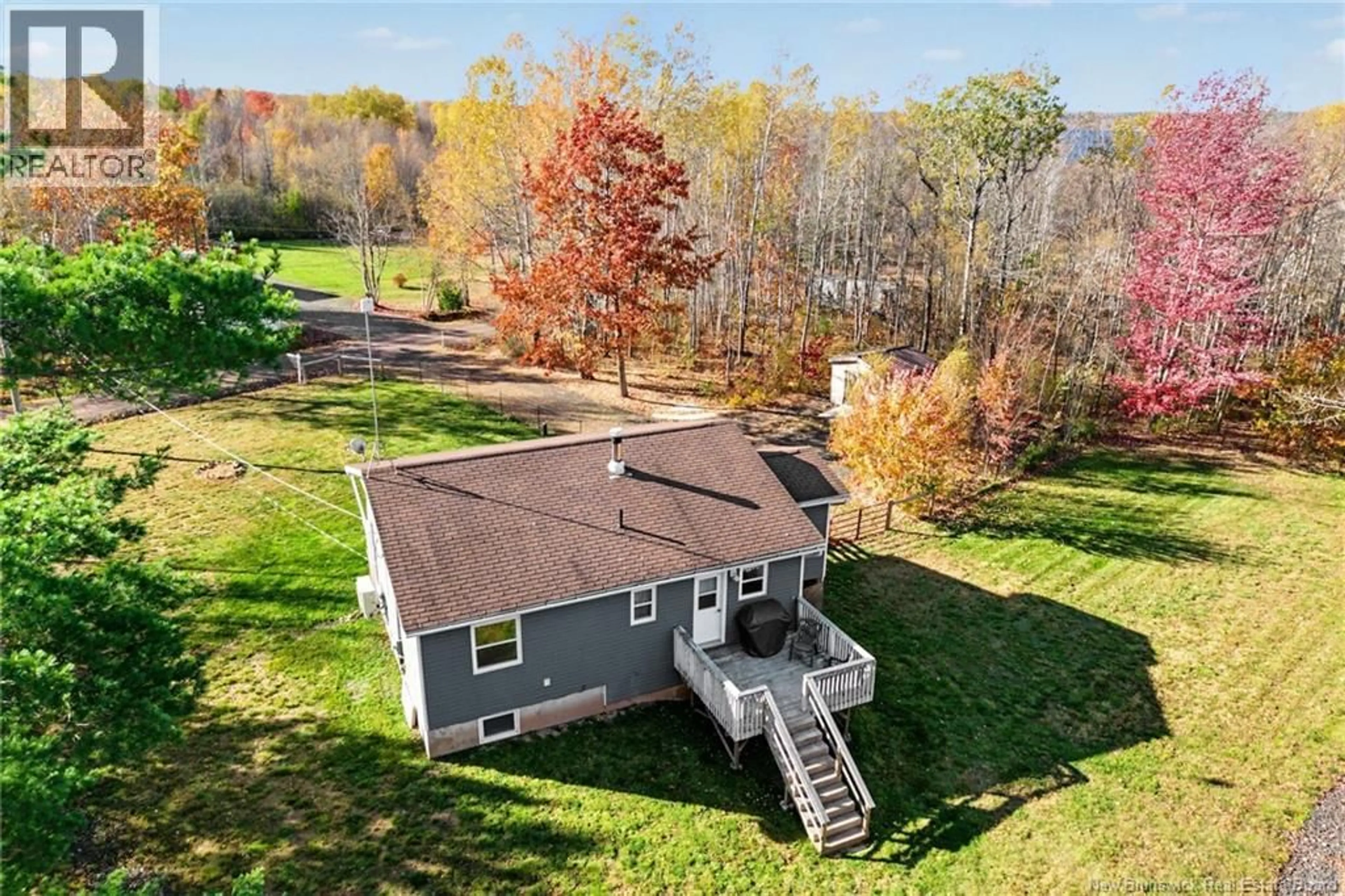 A pic from outside/outdoor area/front of a property/back of a property/a pic from drone, water/lake/river/ocean view for 10 EDGEWATER LANE, Cumberland Bay New Brunswick E4A3G9