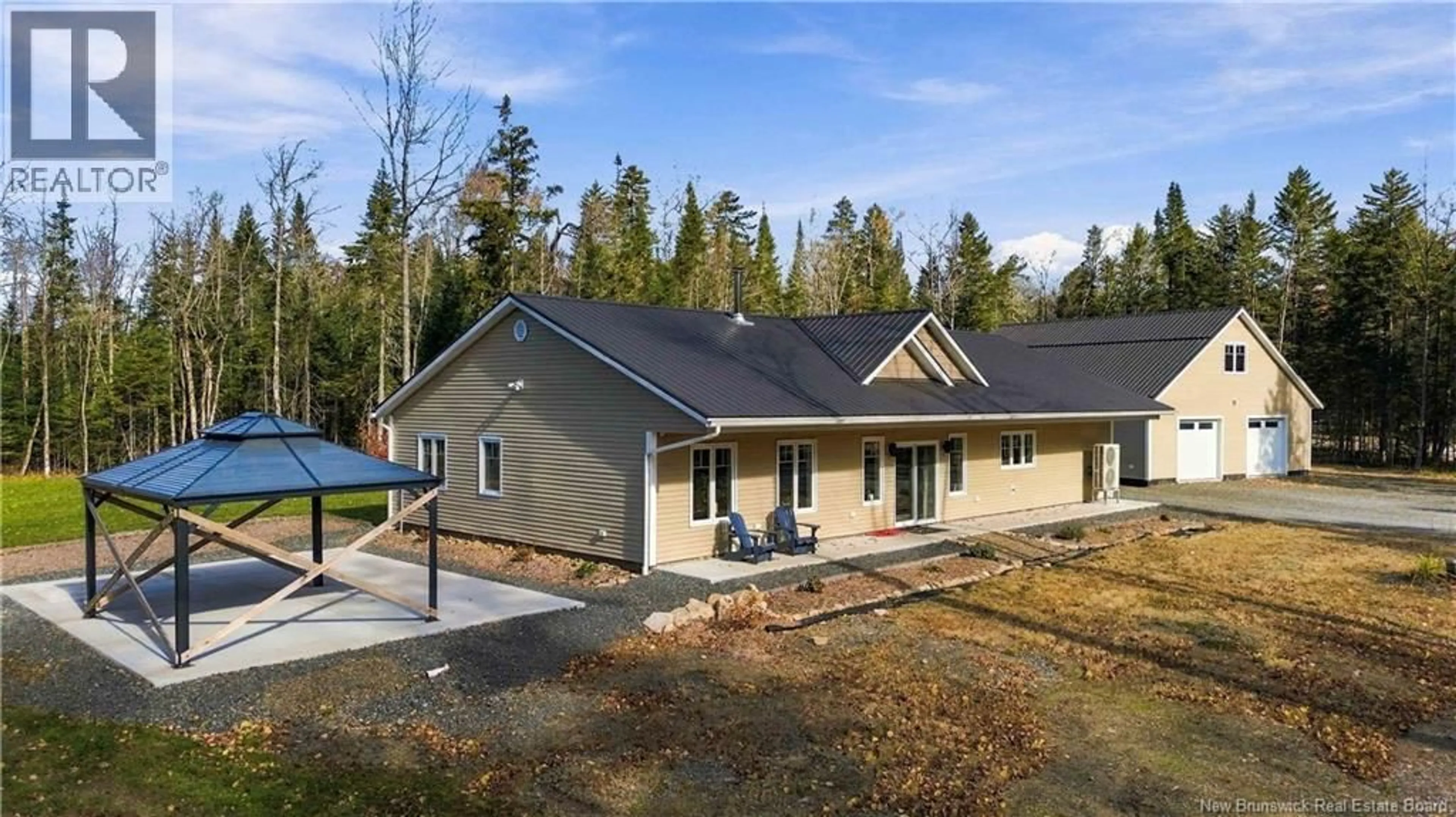 A pic from outside/outdoor area/front of a property/back of a property/a pic from drone, building for 17 DONNYS WAY, Charters Settlement New Brunswick E3C0S9