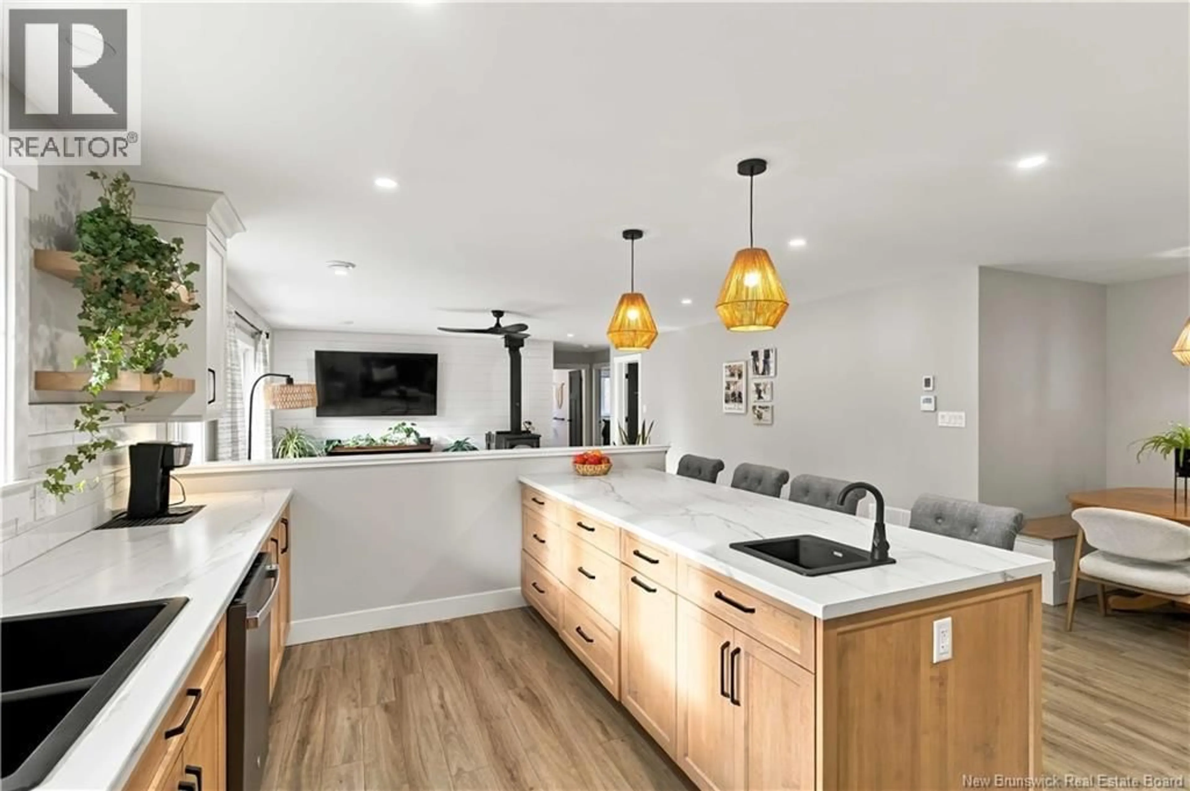 Open concept kitchen, unknown for 17 DONNYS WAY, Charters Settlement New Brunswick E3C0S9