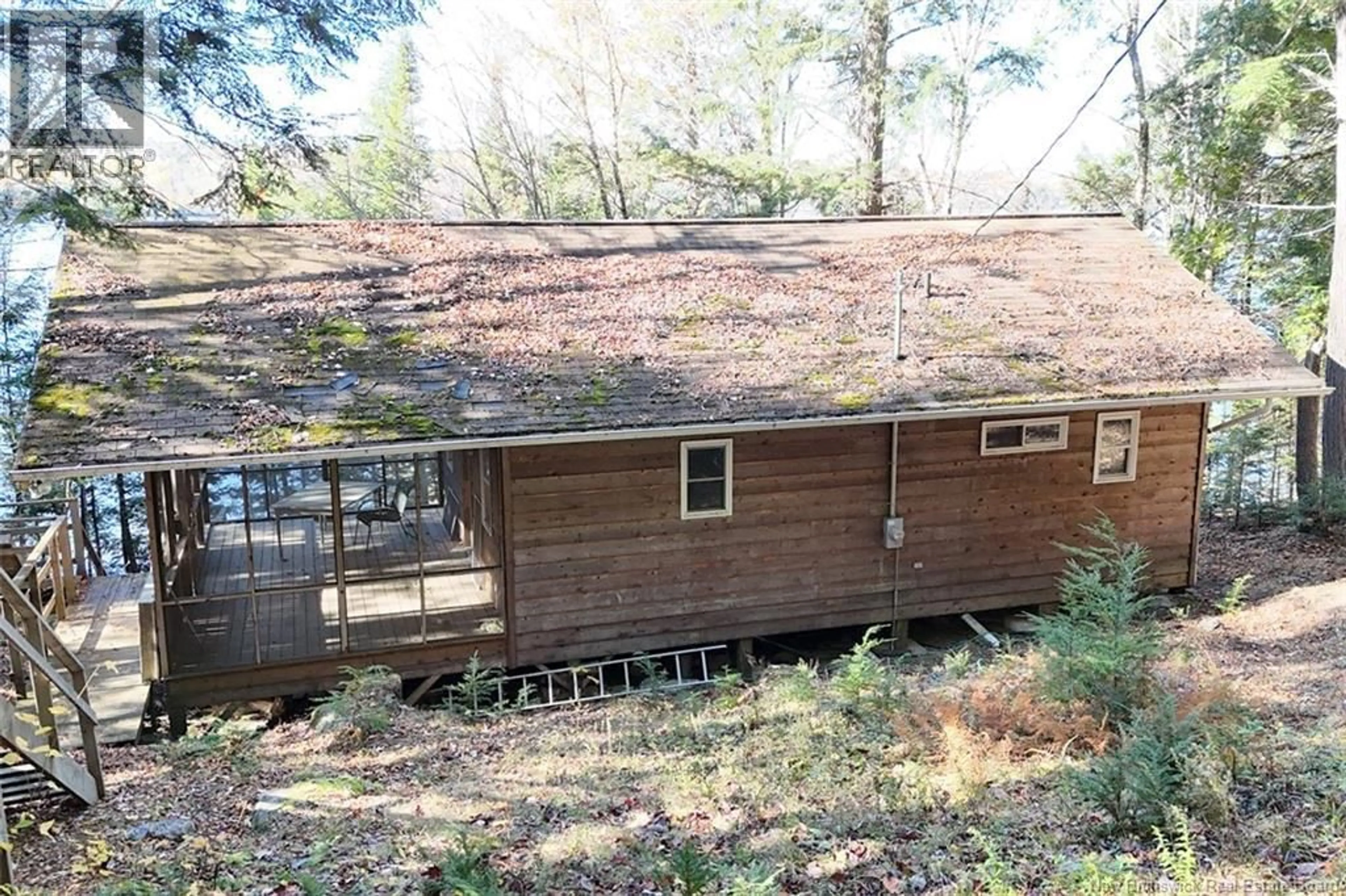 A pic from outside/outdoor area/front of a property/back of a property/a pic from drone, forest/trees view for 124 HEADPOND LANE, Keswick Ridge New Brunswick E6L0B5