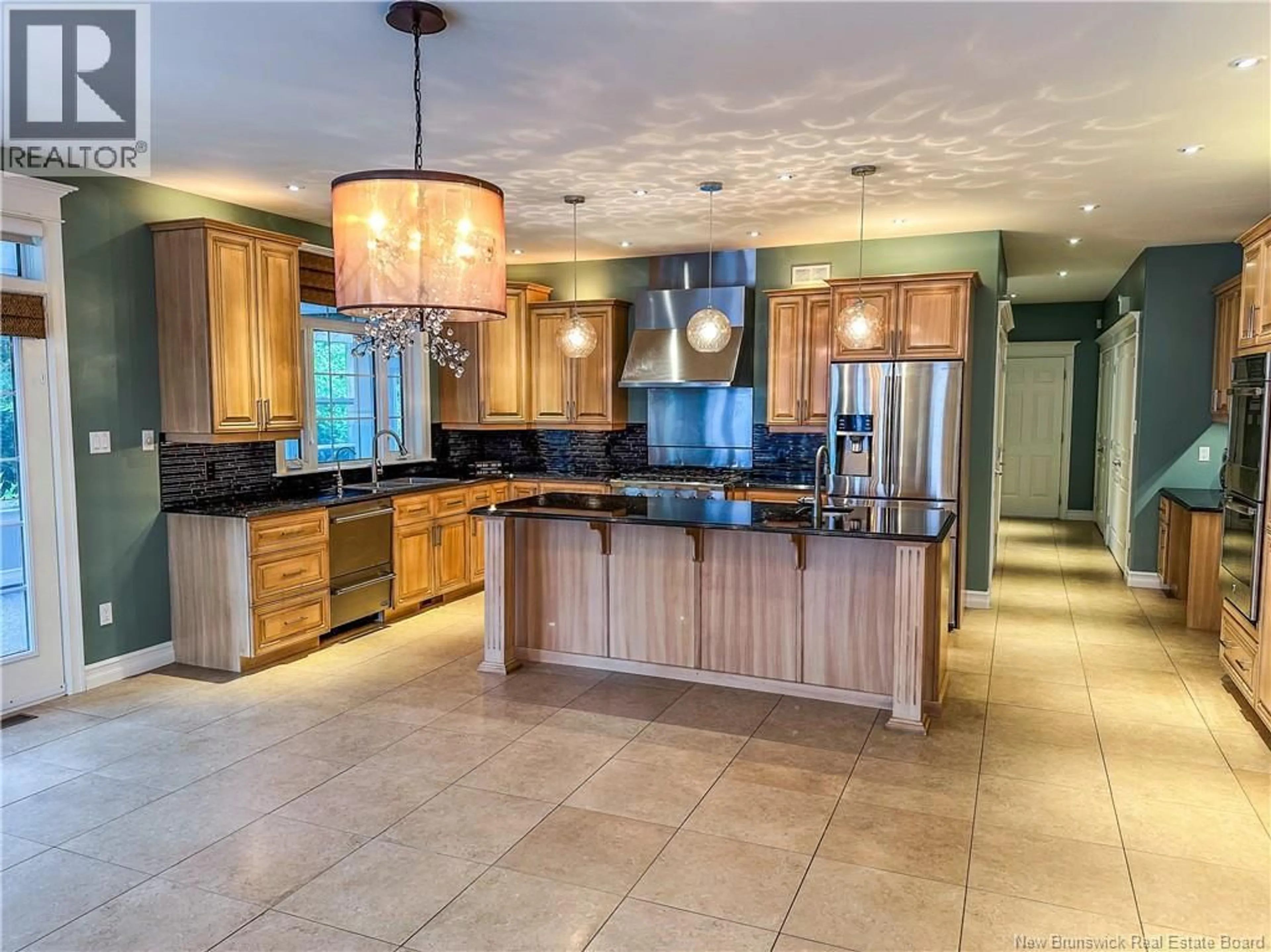 Open concept kitchen, ceramic/tile floor for 88 FOXWOOD DRIVE, Moncton New Brunswick E1G5H4