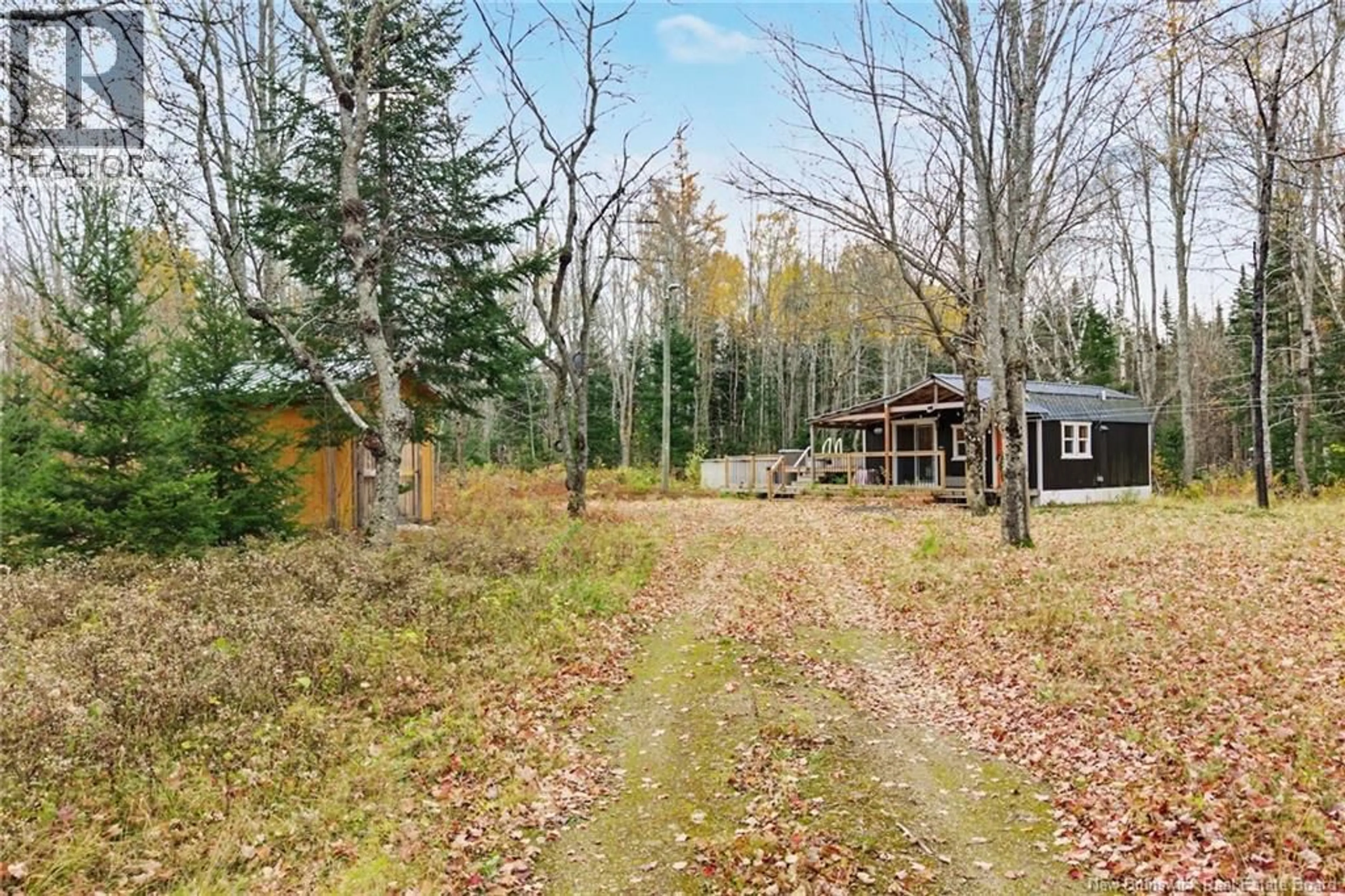 A pic from outside/outdoor area/front of a property/back of a property/a pic from drone, forest/trees view for 578 BRONSON SETTLEMENT ROAD, Redbank New Brunswick E4A3M6