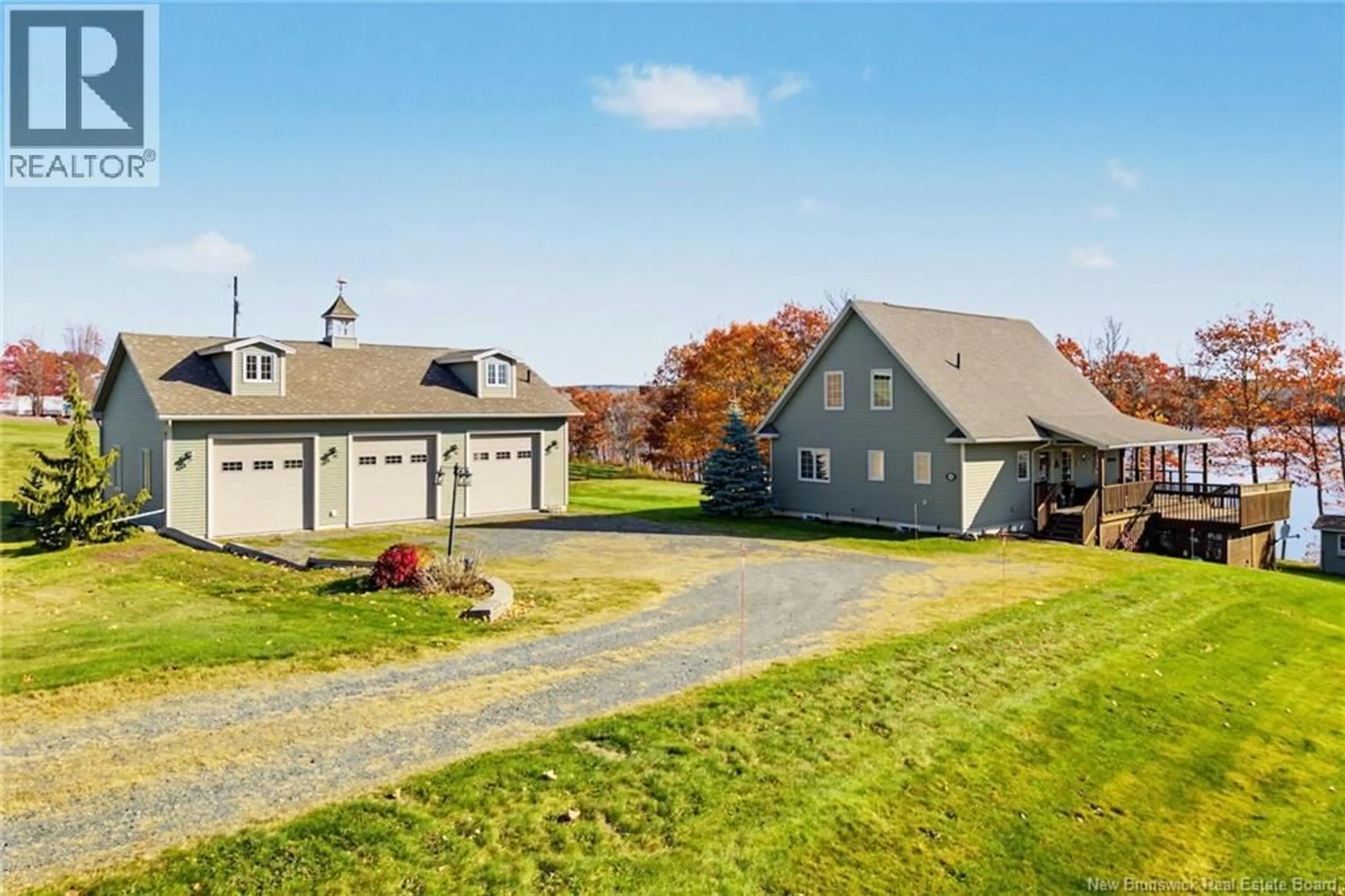 A pic from outside/outdoor area/front of a property/back of a property/a pic from drone, unknown for 2369 LOWER CAMBRIDGE ROAD, Cambridge-Narrows New Brunswick E4C1P3
