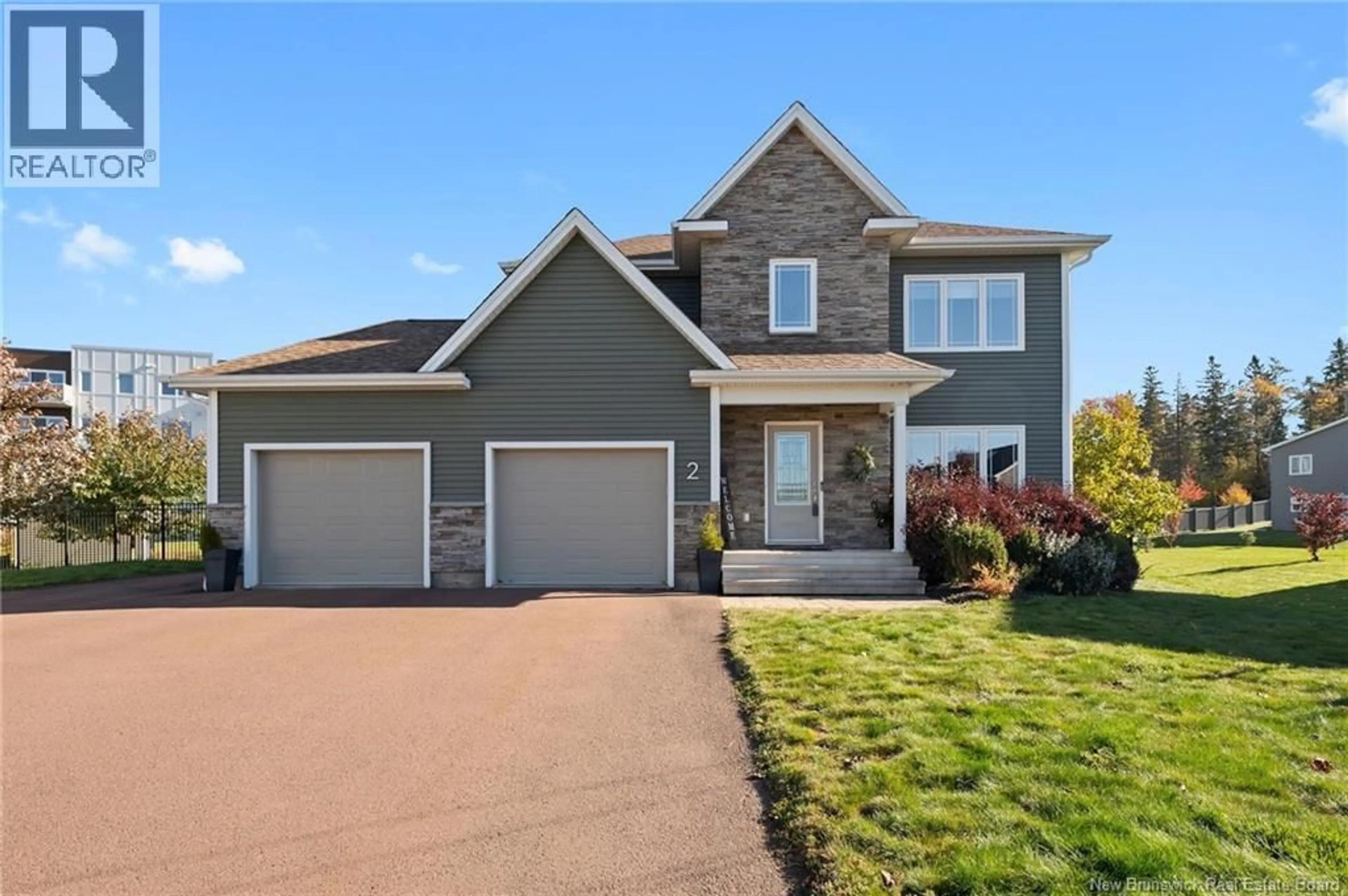 Home with vinyl exterior material, street for 2 HAMMOND STREET, Moncton New Brunswick E1A6C5