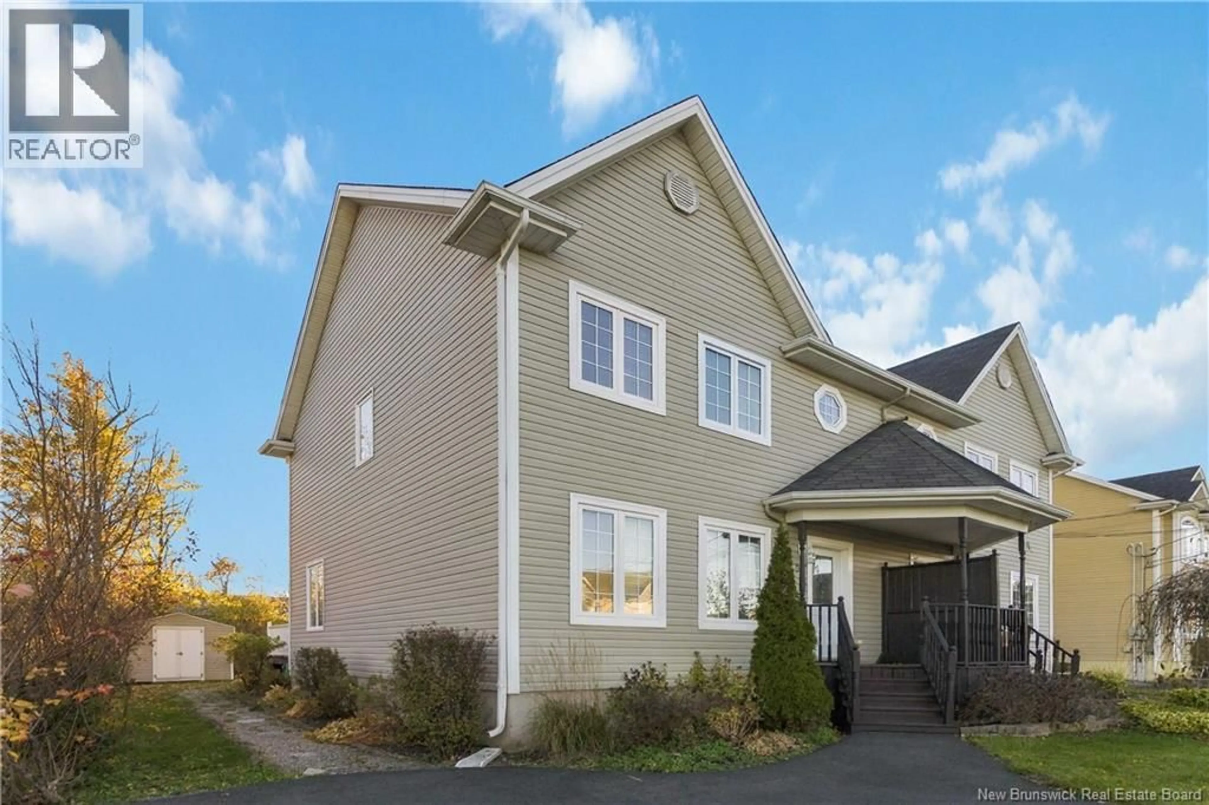 Home with vinyl exterior material, street for 95 CHRISTOPHER CRESCENT, Moncton New Brunswick E1G3V9