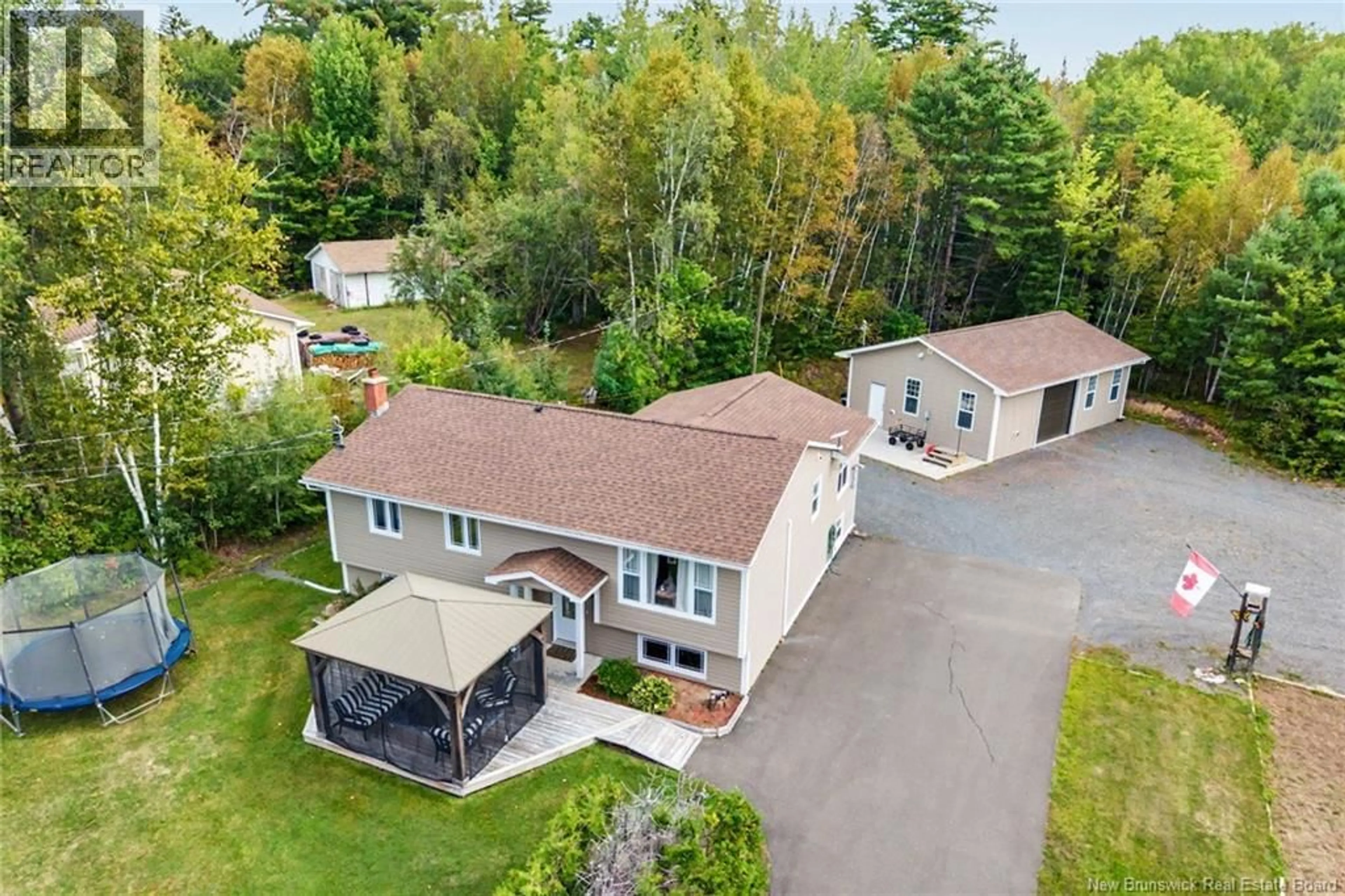 A pic from outside/outdoor area/front of a property/back of a property/a pic from drone, unknown for 129 CHRISTOPHER DRIVE, Burton New Brunswick E2V3H3