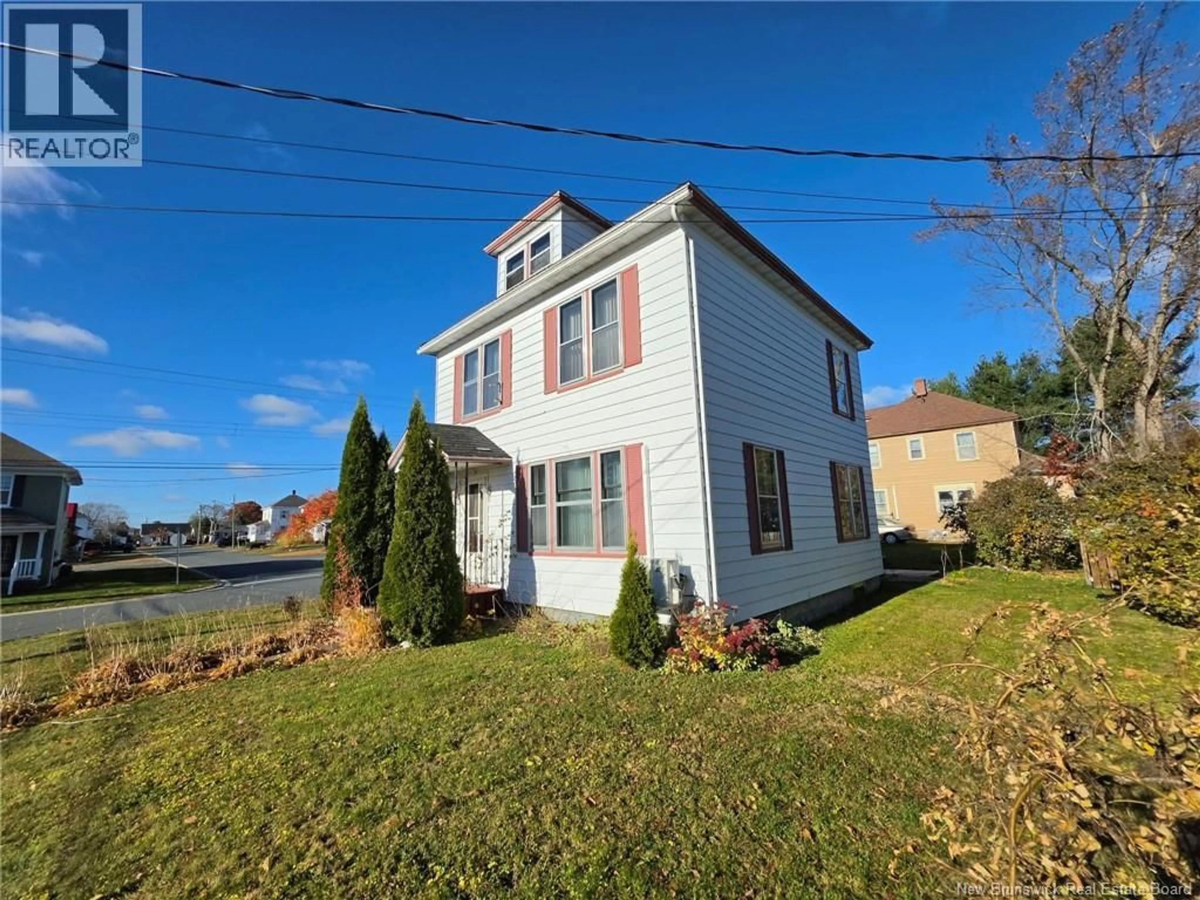 A pic from outside/outdoor area/front of a property/back of a property/a pic from drone, water/lake/river/ocean view for 251 CAMPBELL STREET, Miramichi New Brunswick E1V1R4