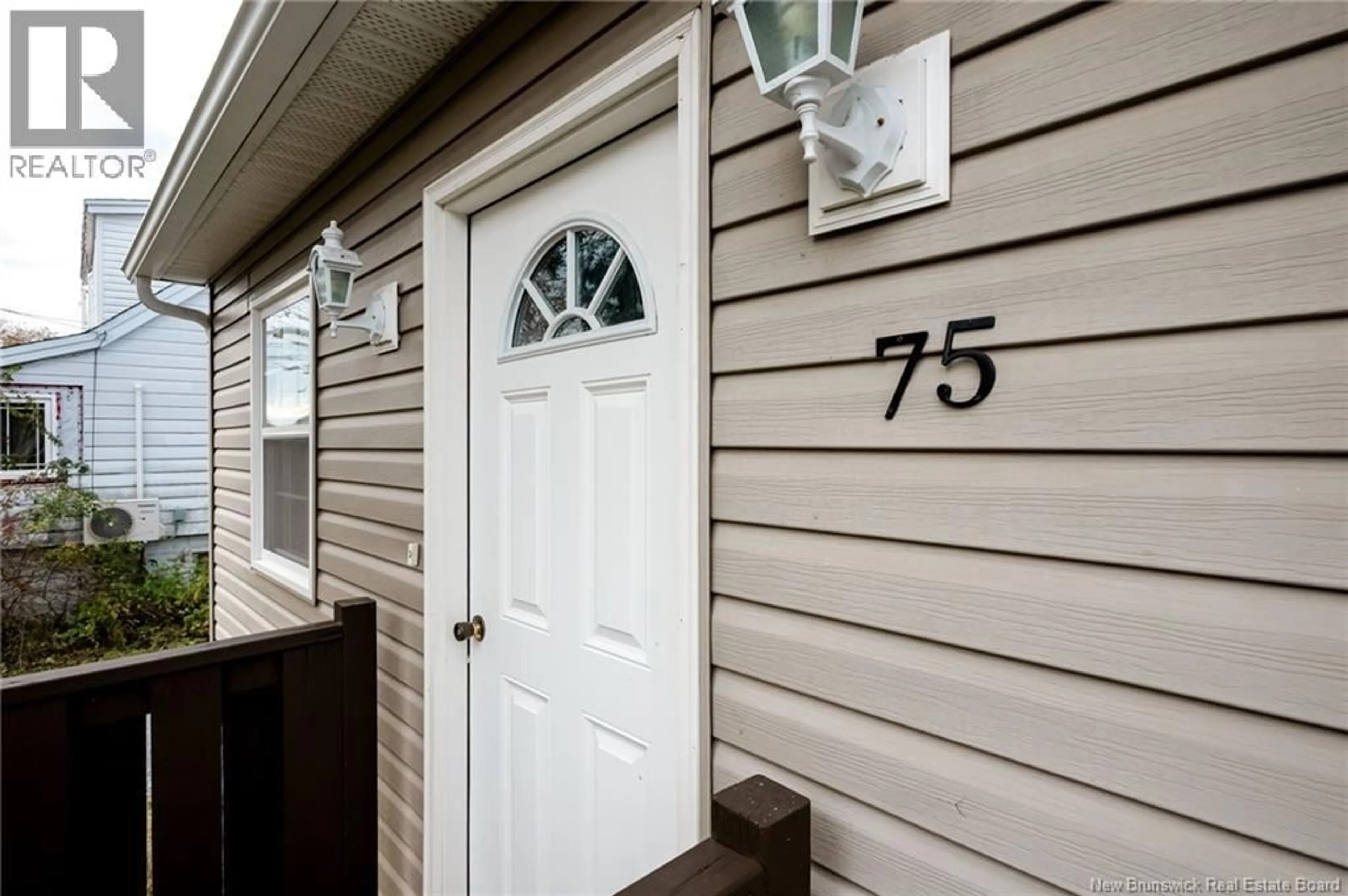 Home with vinyl exterior material, street for 75 PARKS STREET EXTENSION, Saint John New Brunswick E2E2T5