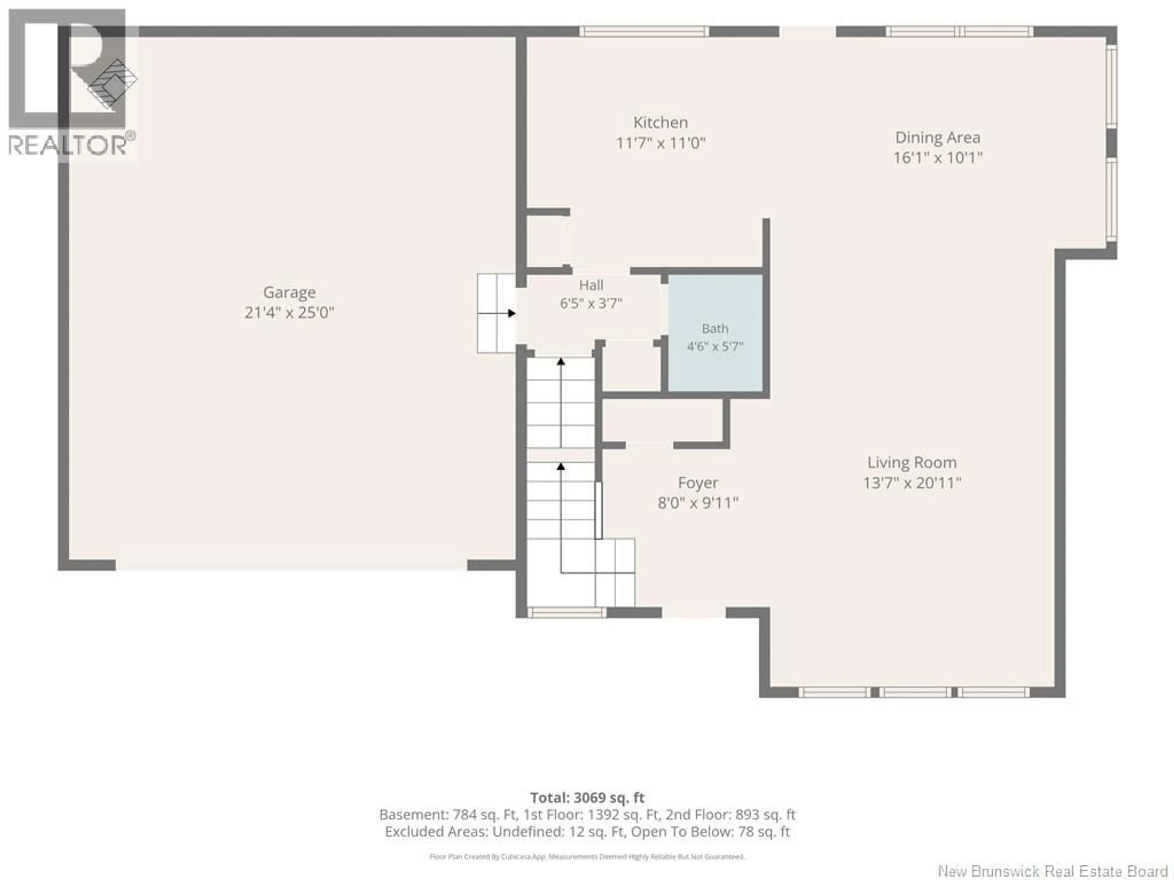 Floor plan for 32 GOOSEBERRY COURT, Moncton New Brunswick E1G0G1