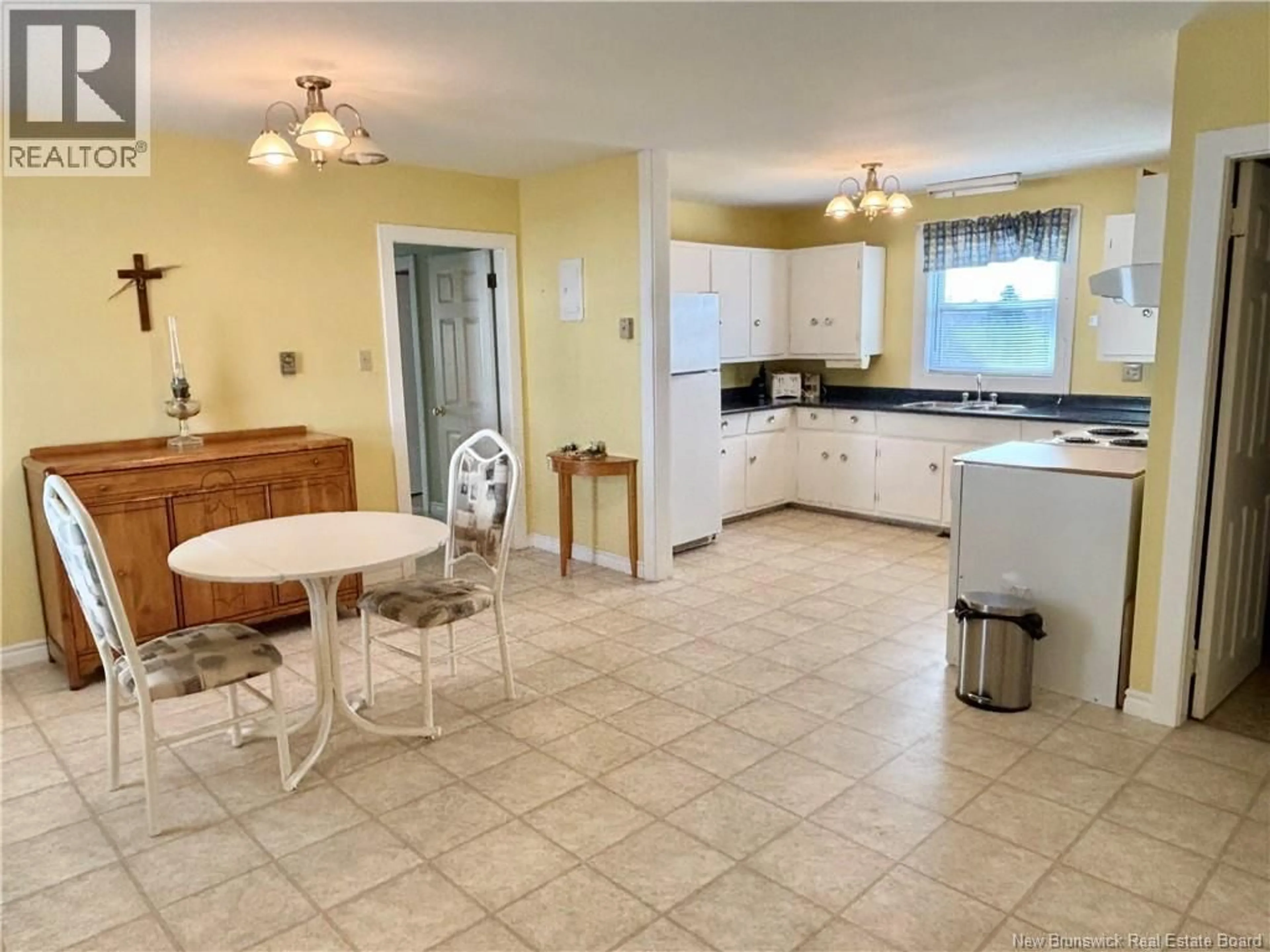 Open concept kitchen, ceramic/tile floor for 1913 BEAVERBROOK ROAD, Beaver Brook New Brunswick E1V4S8