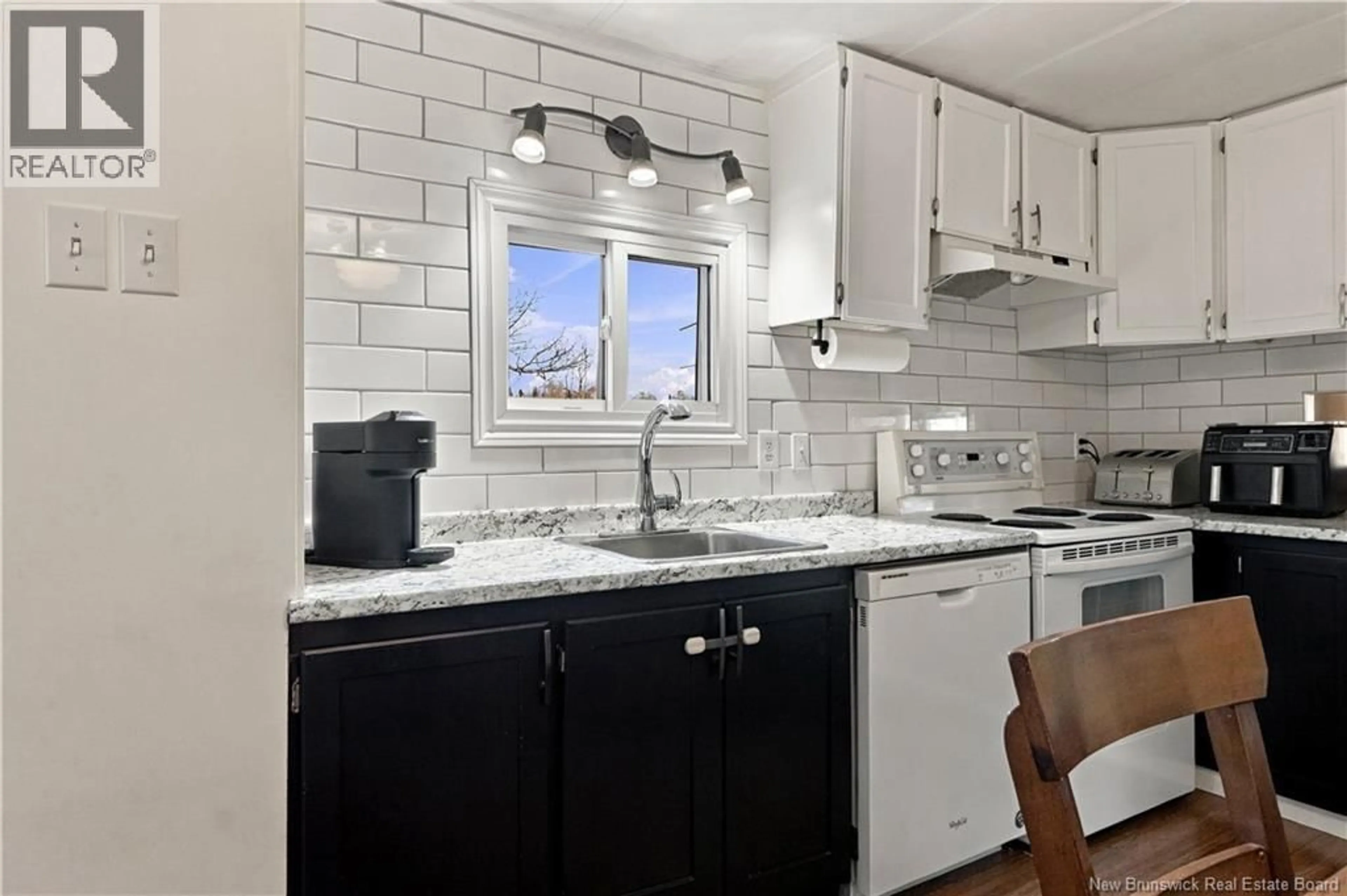 Open concept kitchen, ceramic/tile floor for 736 BACK TRACY ROAD, Fredericton Junction New Brunswick E5L1G8