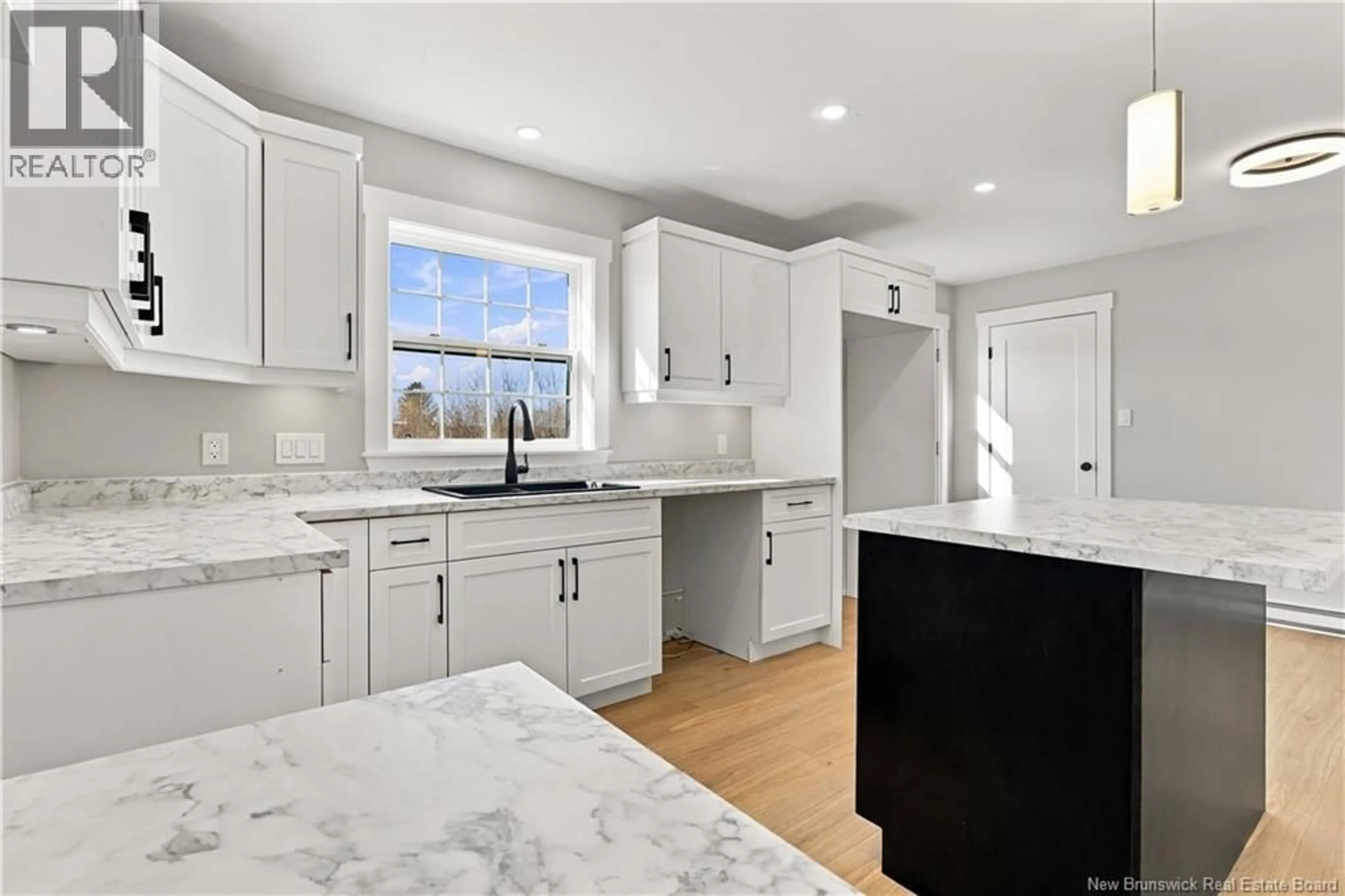 Open concept kitchen, ceramic/tile floor for 502 ENGLISH SETTLEMENT ROAD, English Settlement New Brunswick E6B2E9