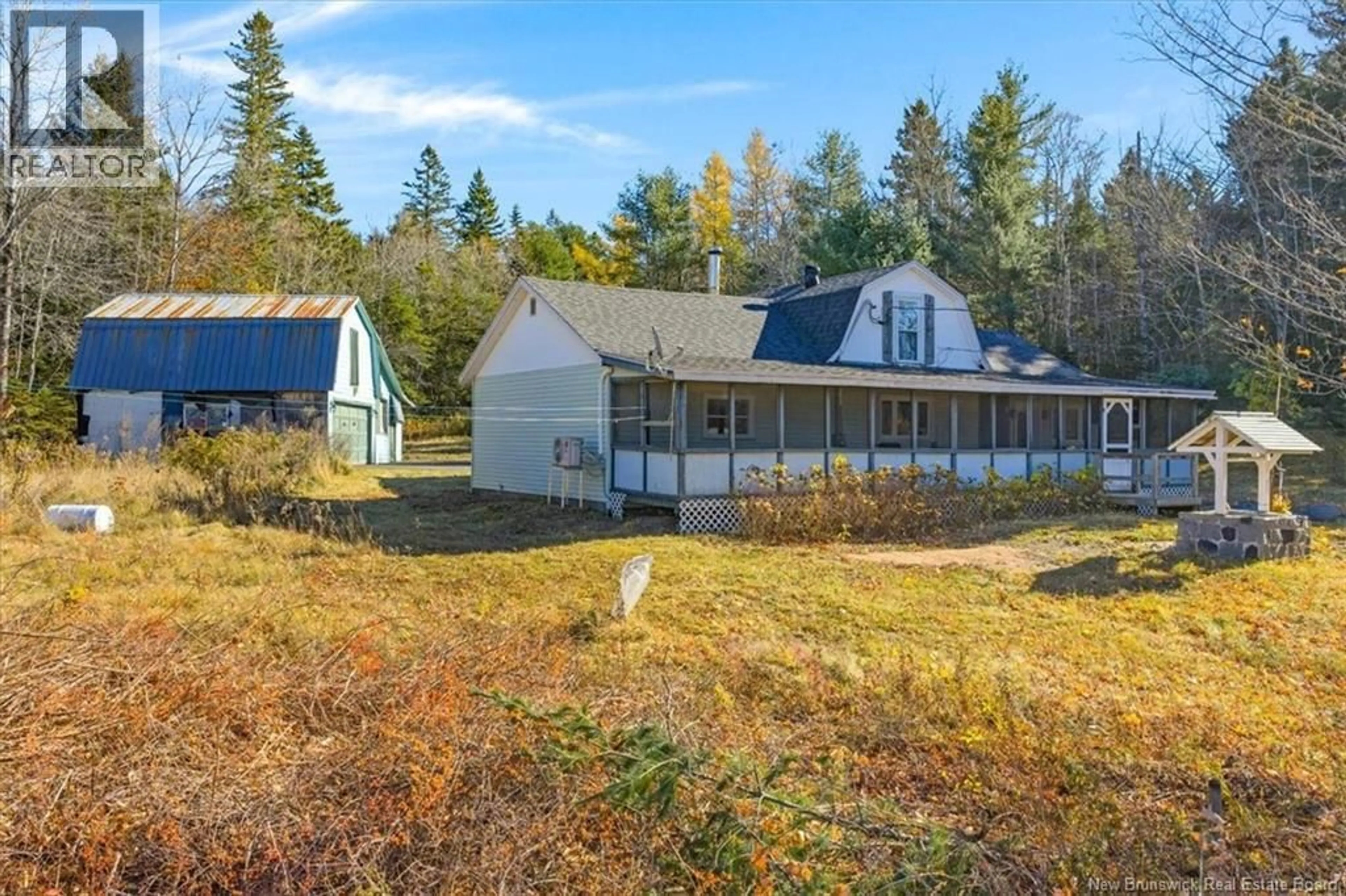 A pic from outside/outdoor area/front of a property/back of a property/a pic from drone, unknown for 60 WALLACE ROAD, Browns Flat New Brunswick E5M2J2
