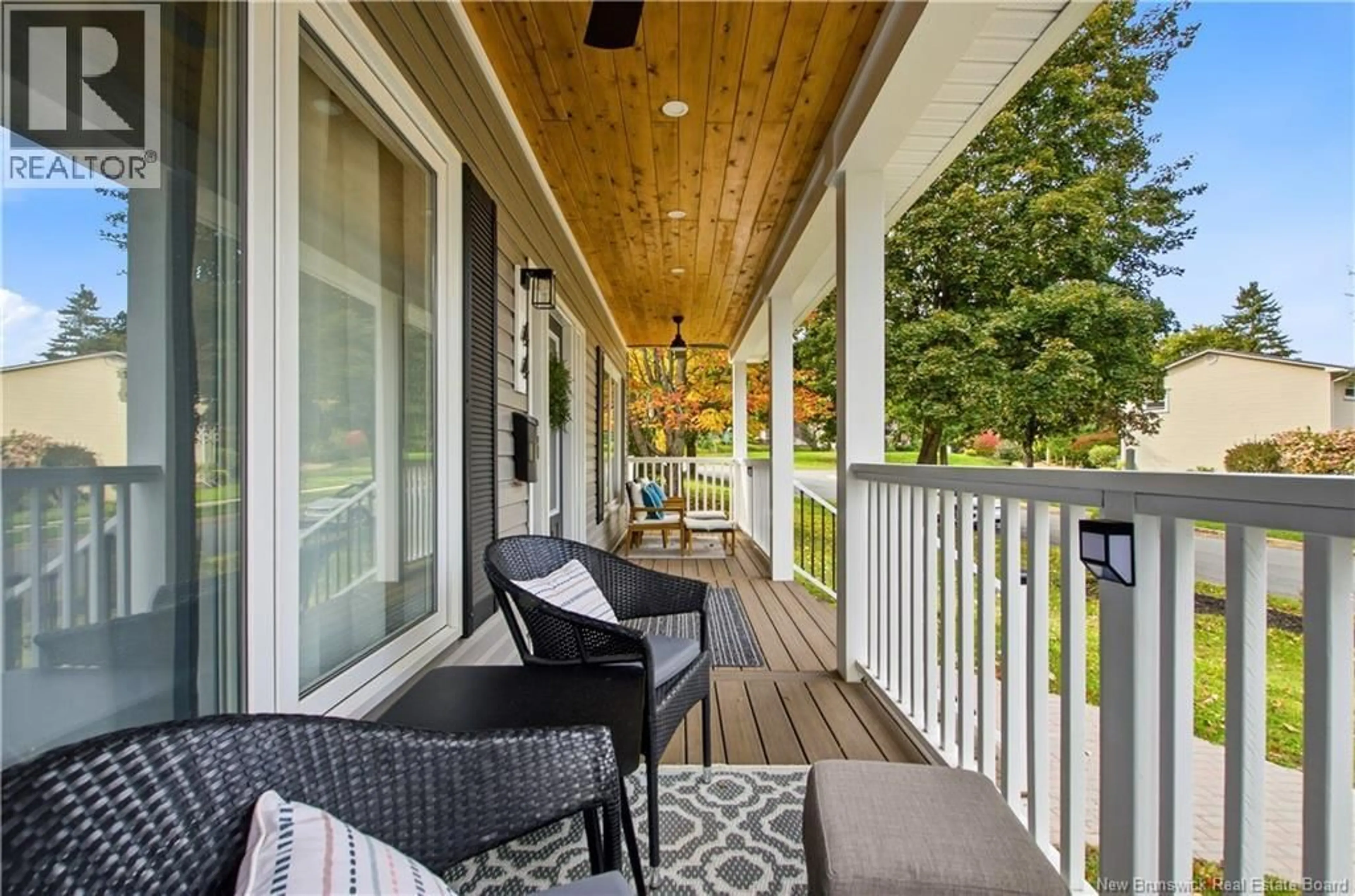 Patio, water/lake/river/ocean view for 44 BURNHAM COURT, Fredericton New Brunswick E3B5T7