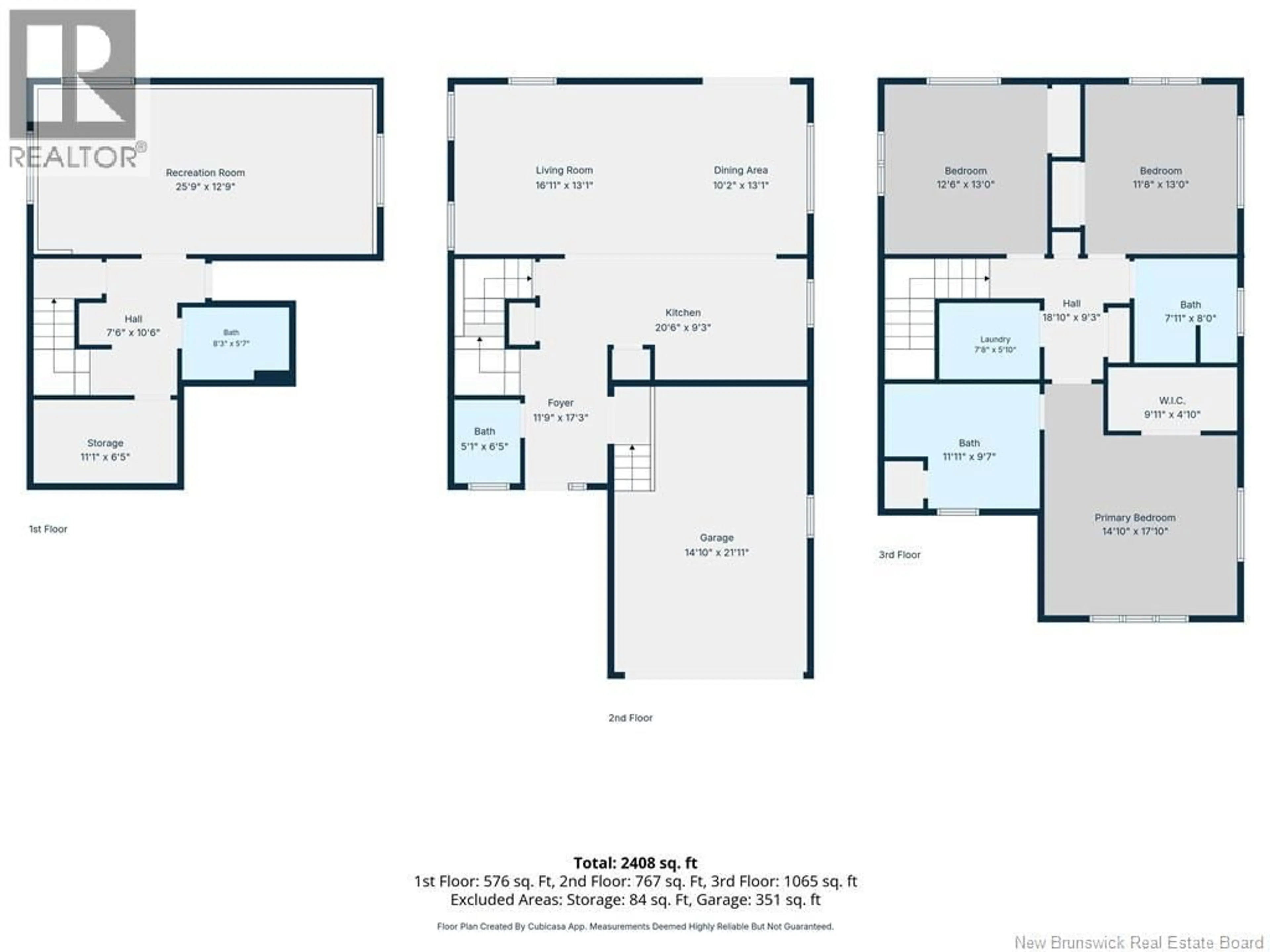 Floor plan for 5 VIEWPOINT CRESCENT, Fredericton New Brunswick E3B5G9