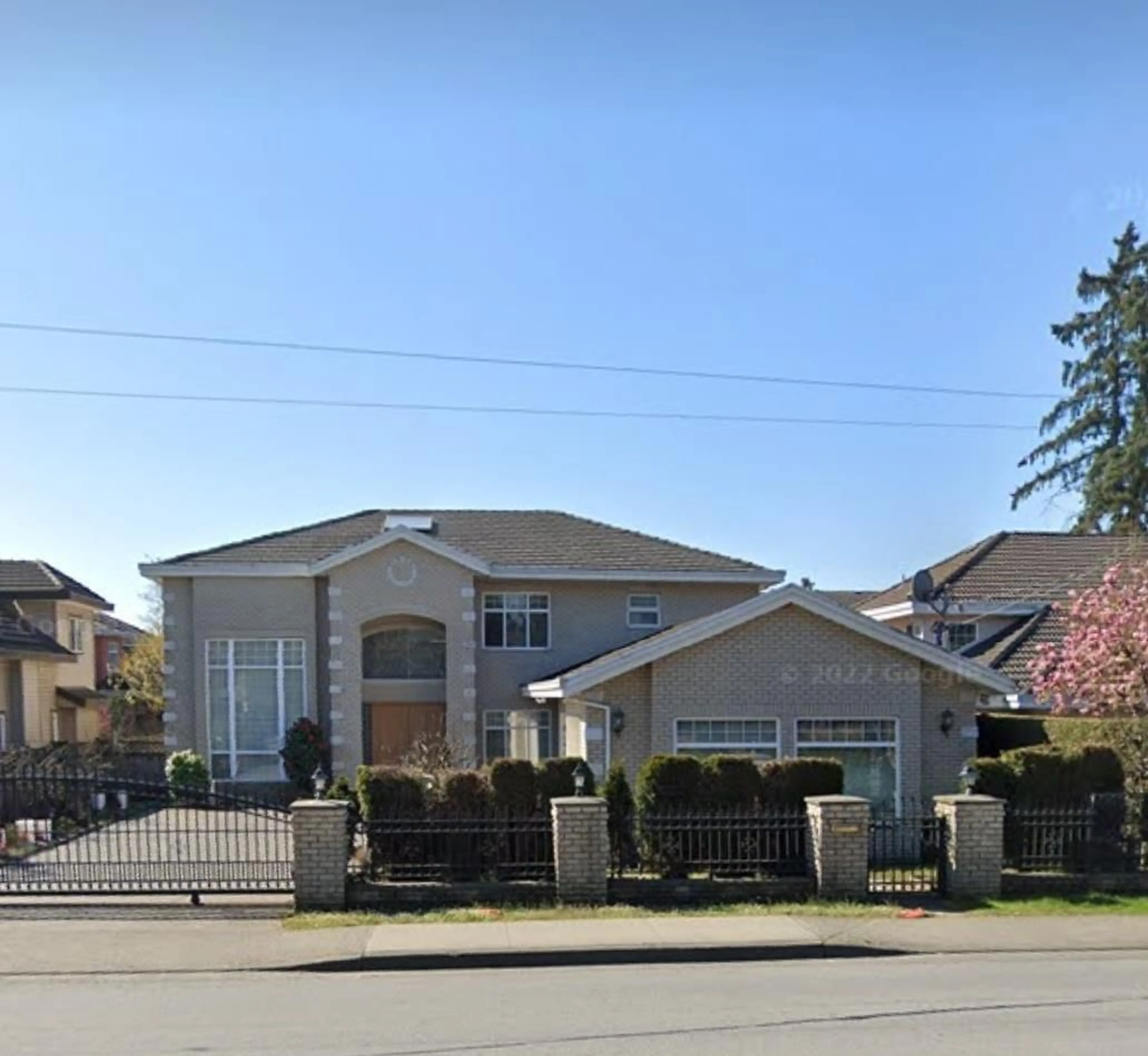 Home with brick exterior material, street for 8340 BLUNDELL ROAD, Richmond British Columbia V6Y1J8