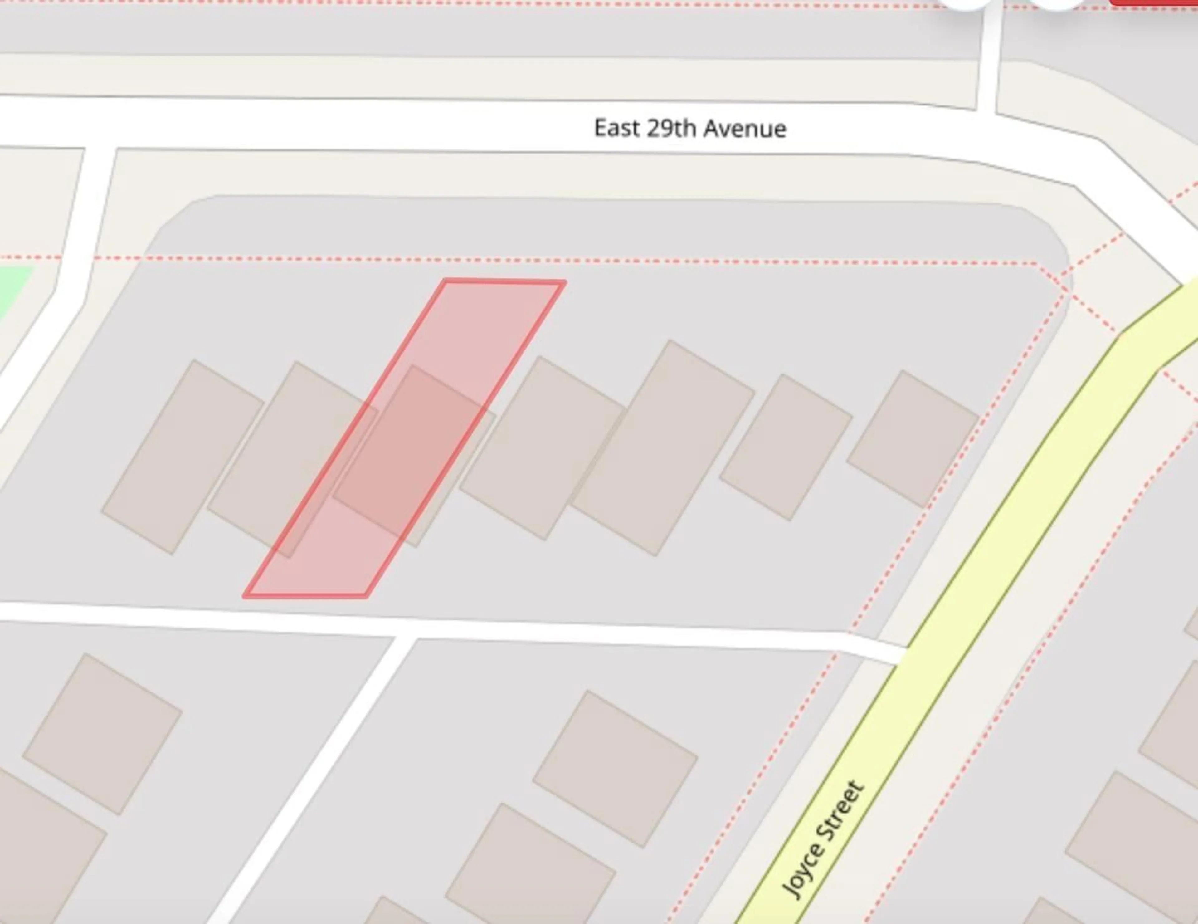 Picture of a map for 3576 E 29 AVENUE, Vancouver British Columbia V5R1X2