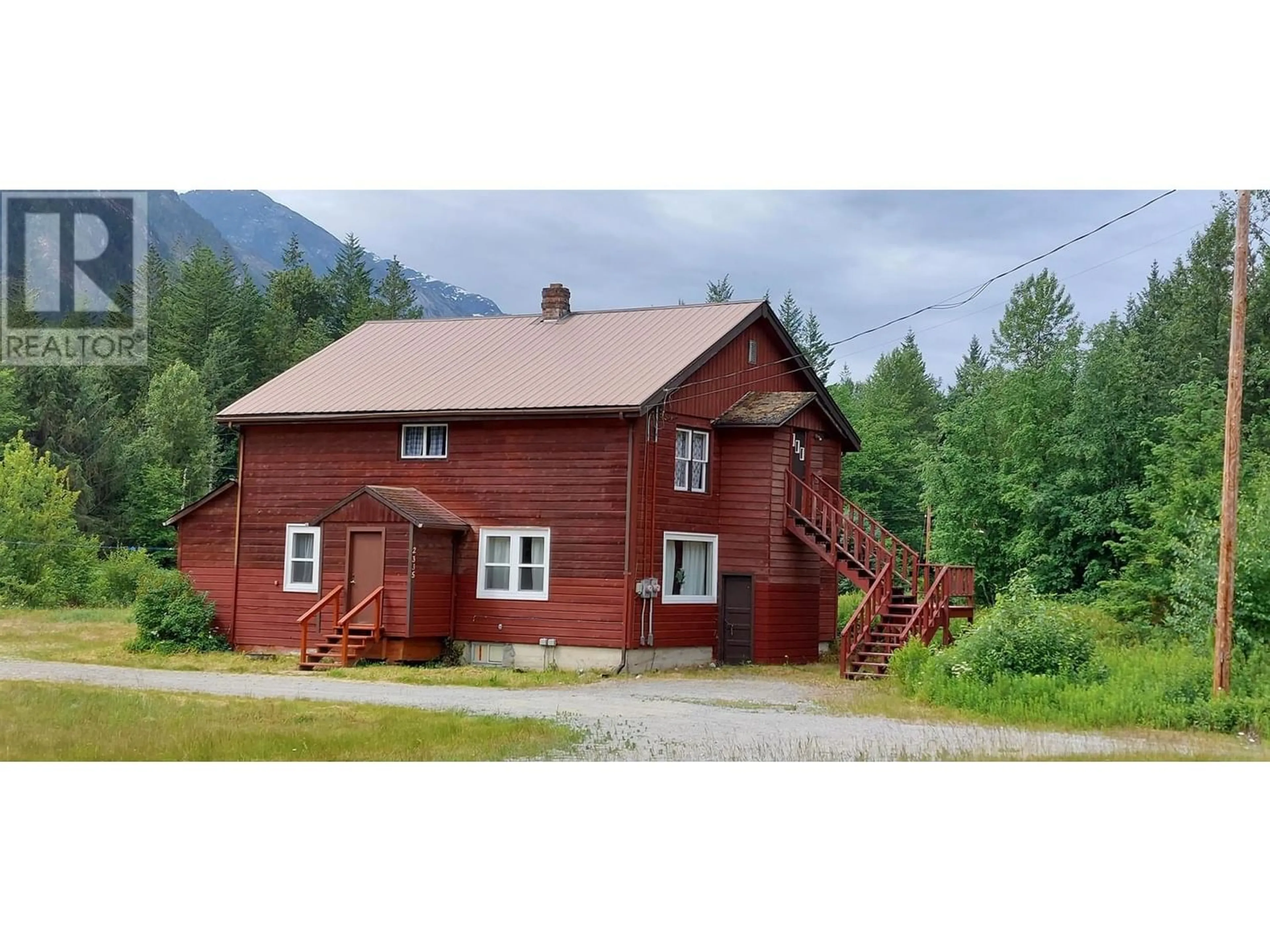 Frontside or backside of a home, cottage for 2335 MACKENZIE 20 HIGHWAY, Bella Coola British Columbia V0T1H0