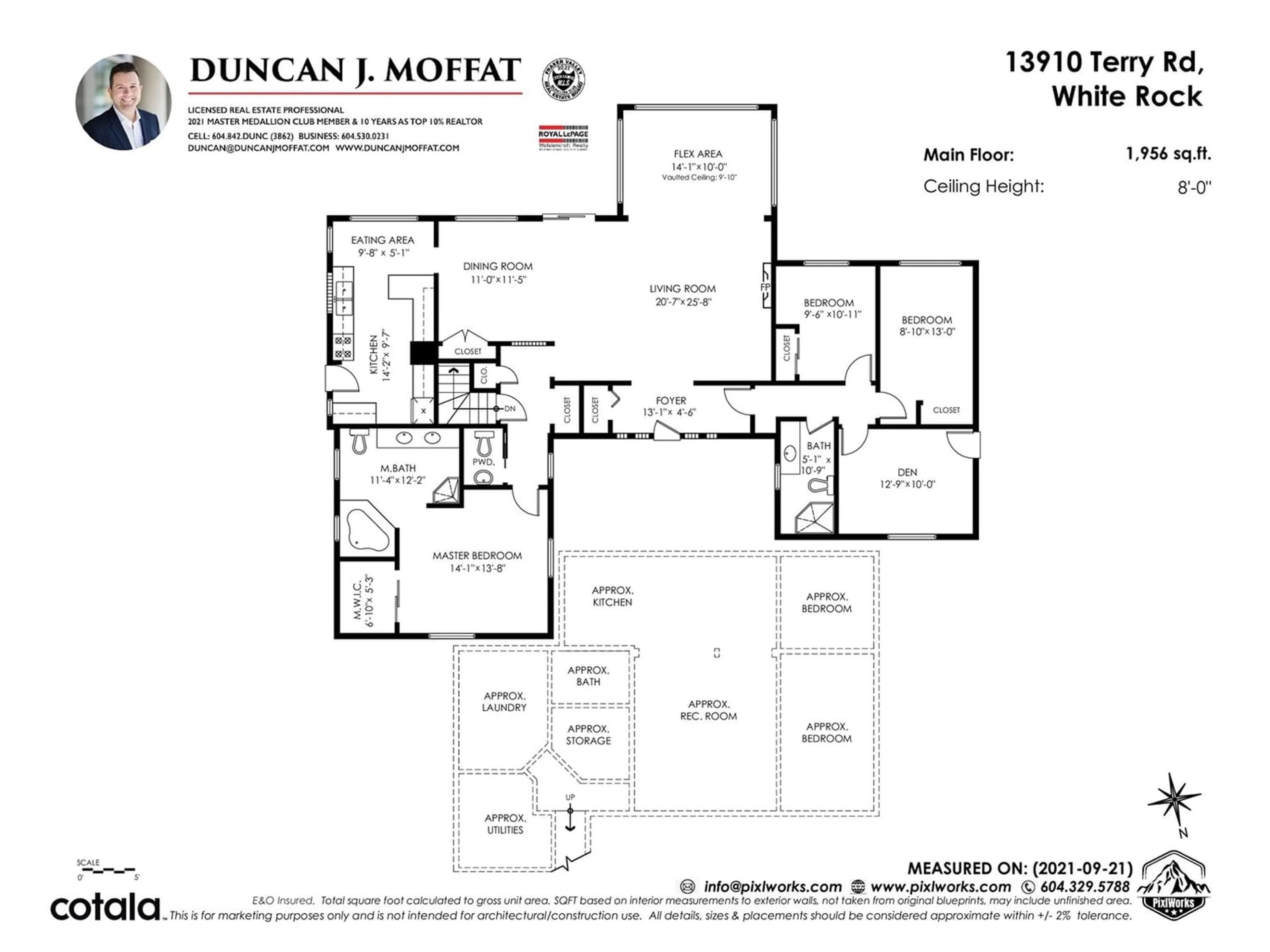 Floor plan for 13910 TERRY ROAD, White Rock British Columbia V4B1A2