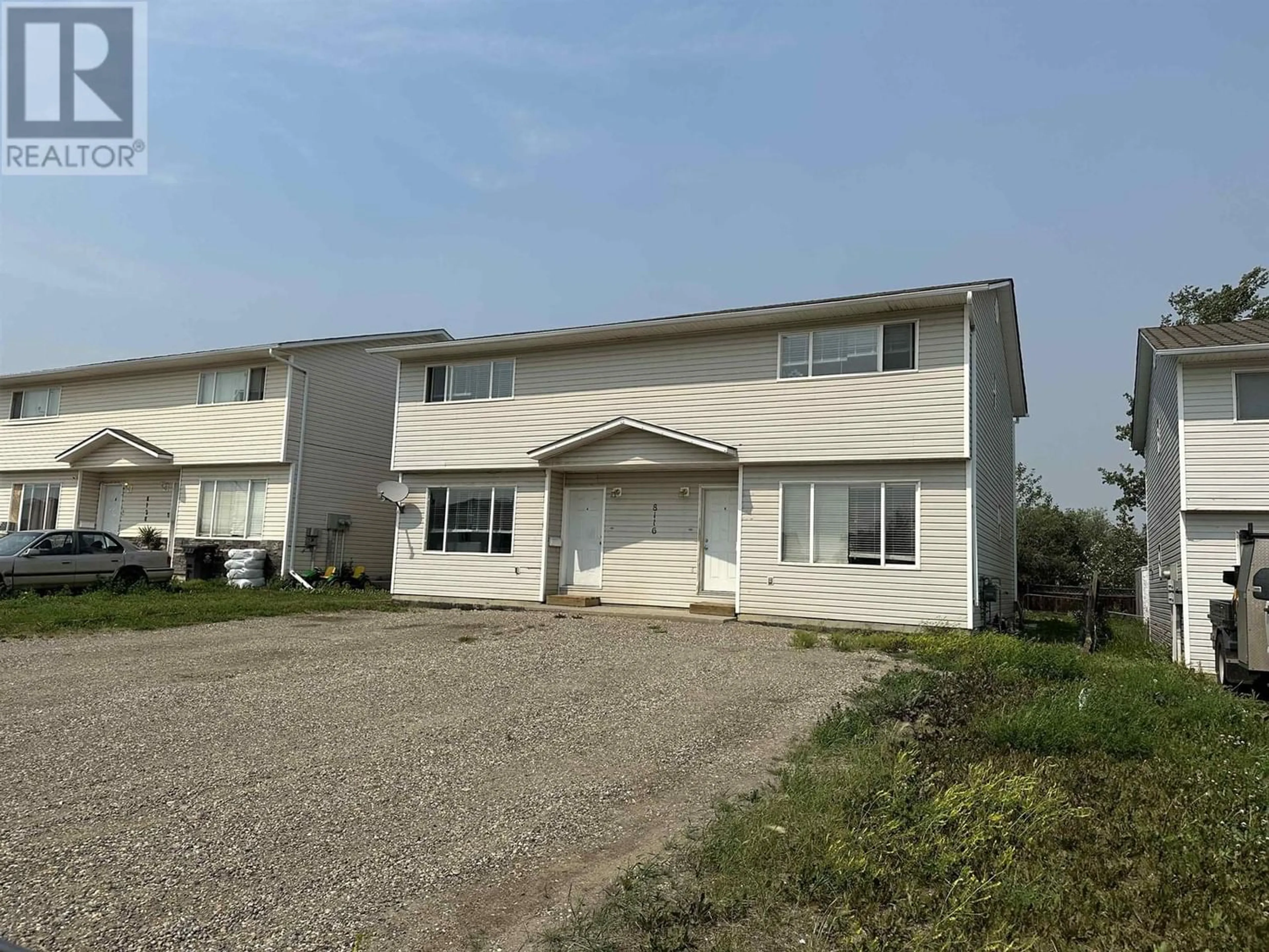 A pic from exterior of the house or condo for B 8116 90 AVENUE, Fort St. John British Columbia V1J6P8