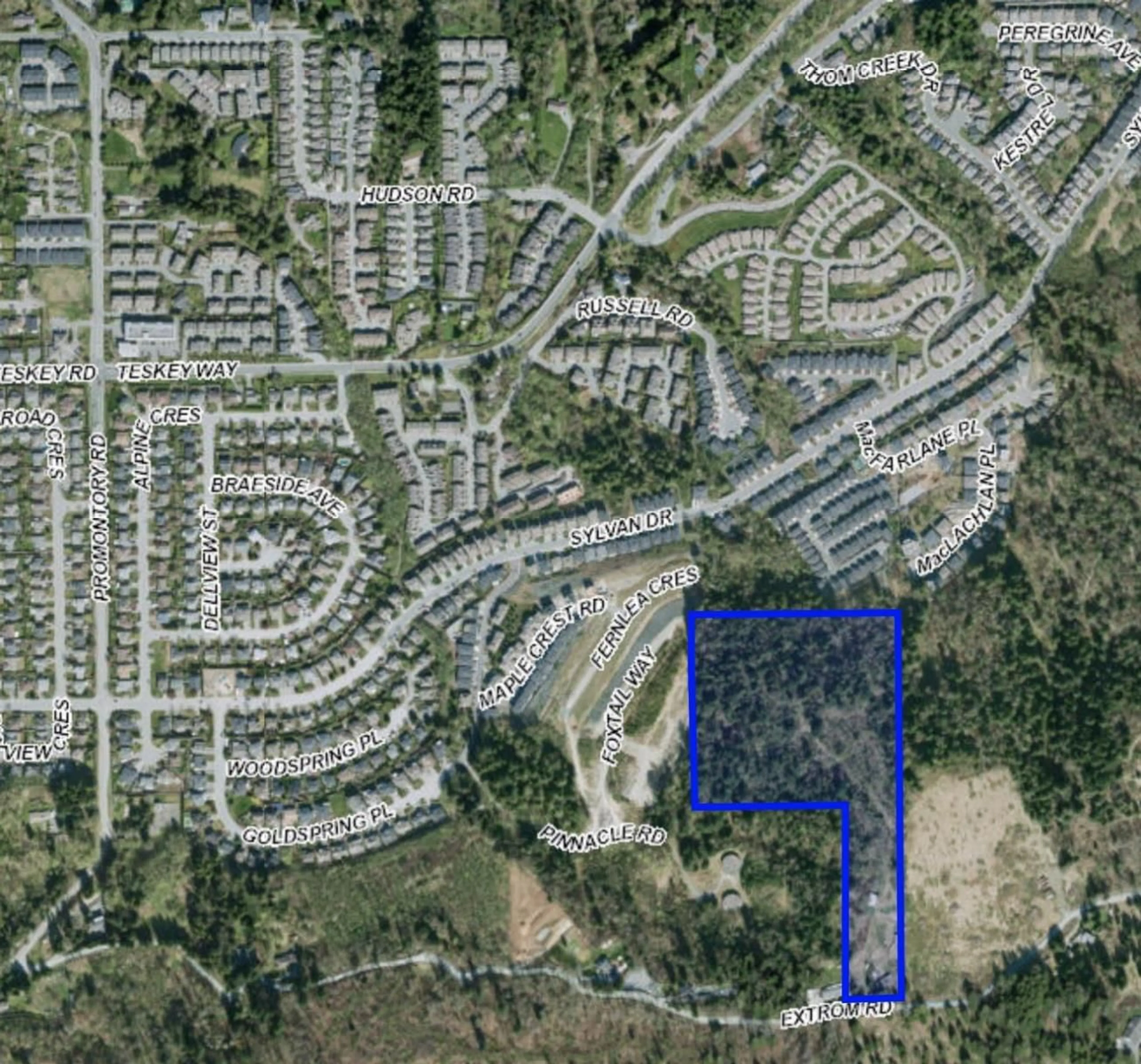 Picture of a map for 47015 EXTROM ROAD, Chilliwack British Columbia V2R4V1