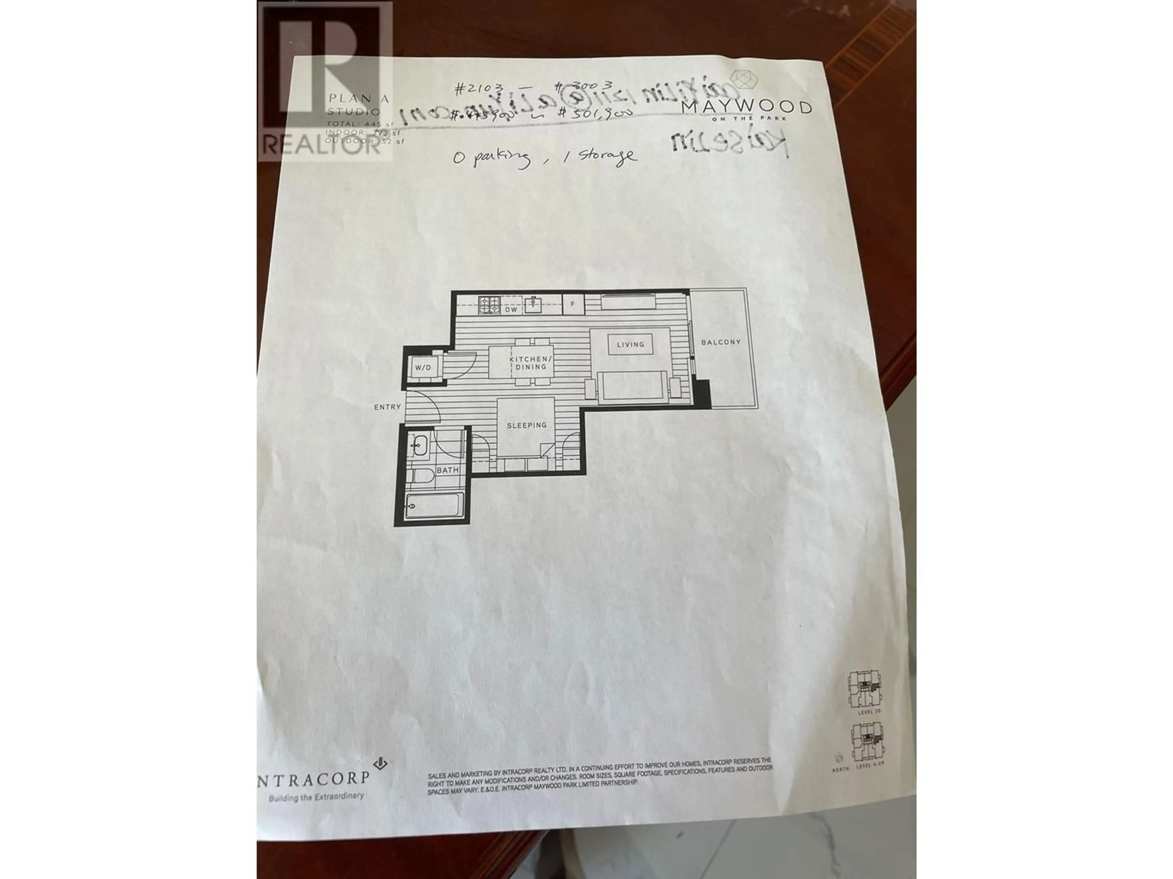 Floor plan for 2103 6463 SILVER AVENUE, Burnaby British Columbia V5H0K4