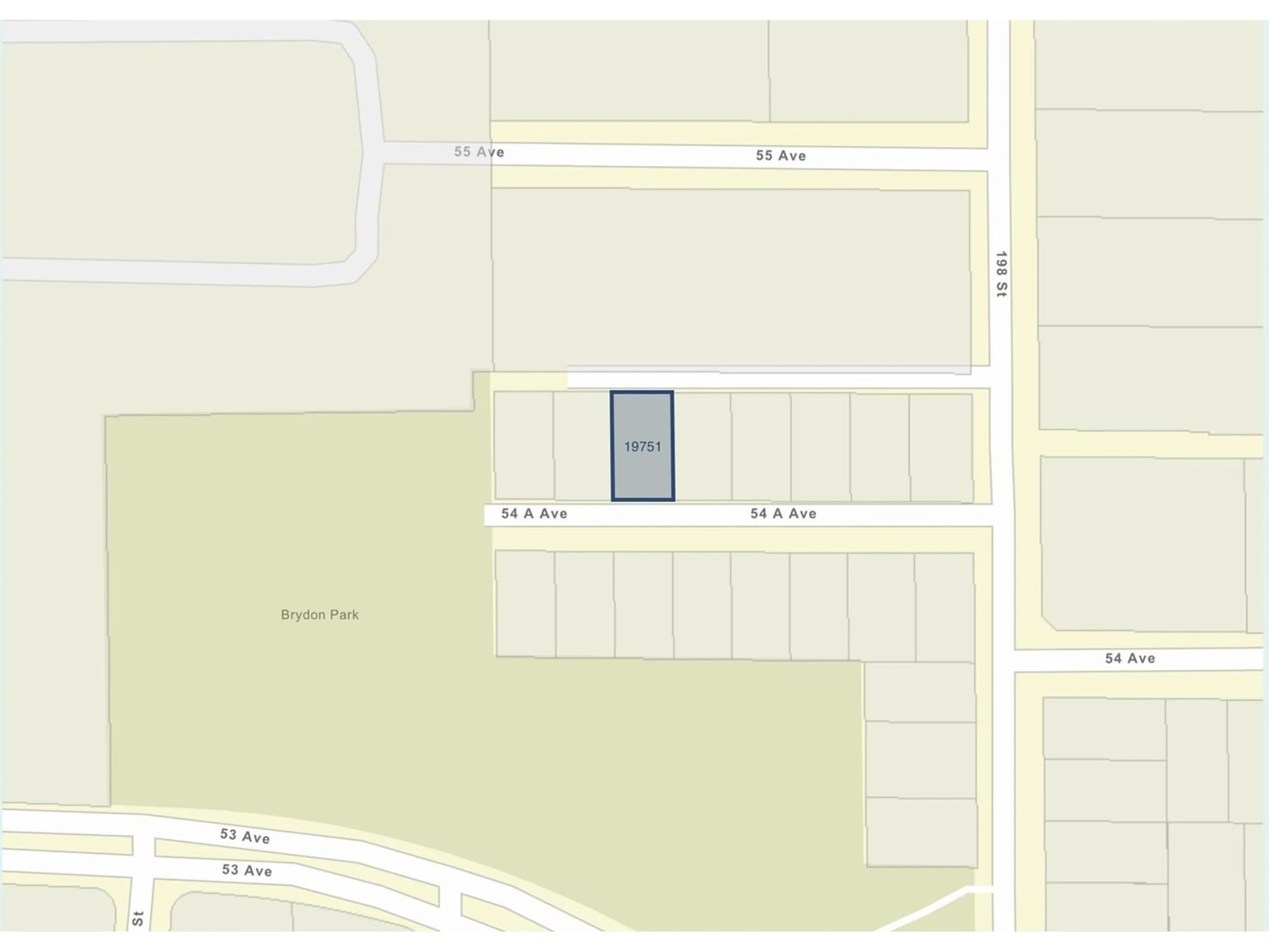 Picture of a map for 19751 54A AVENUE, Langley British Columbia V3A3W4