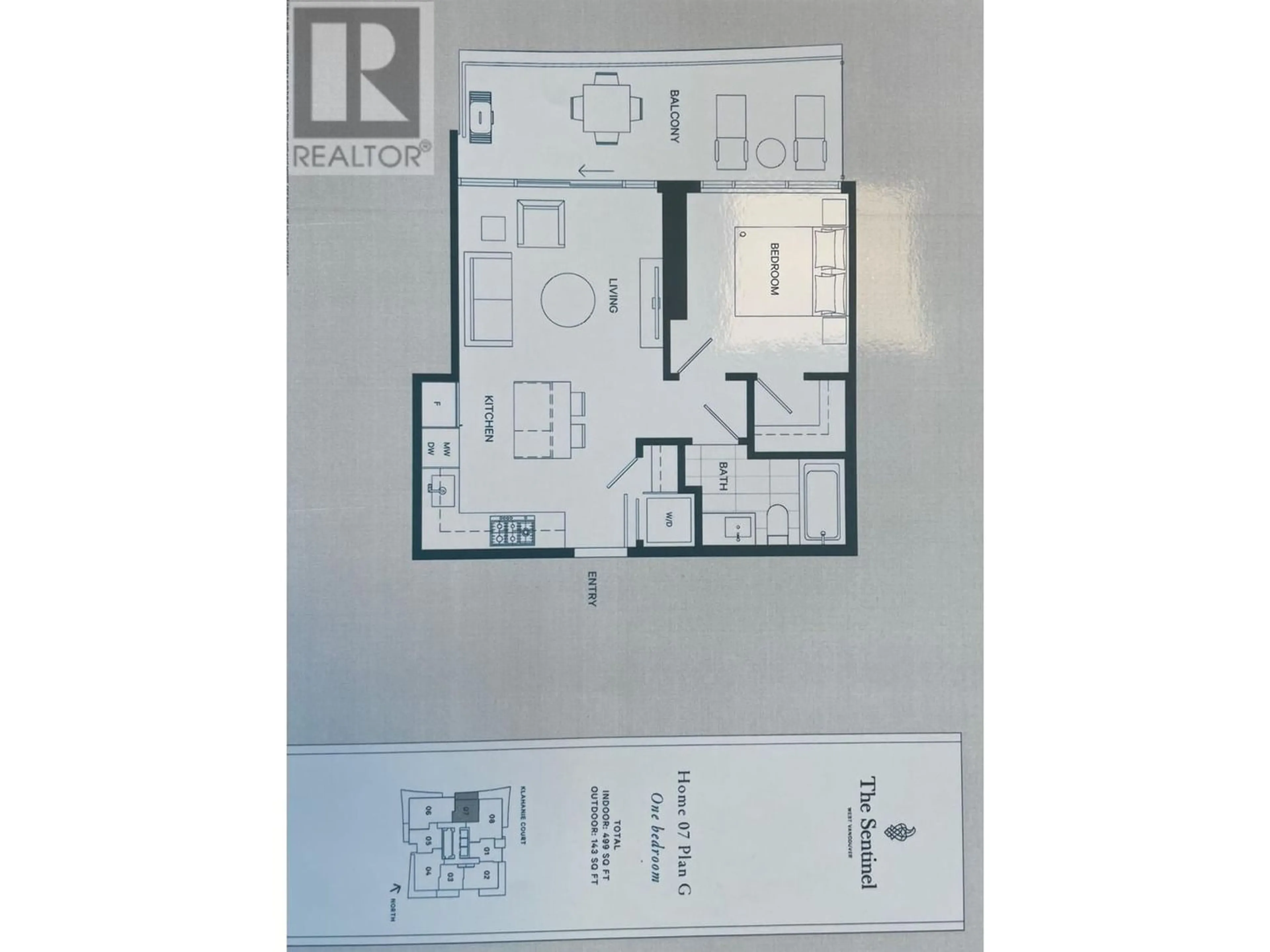 Floor plan for 2207 200 KLAHANIE COURT, West Vancouver British Columbia V7P0E4