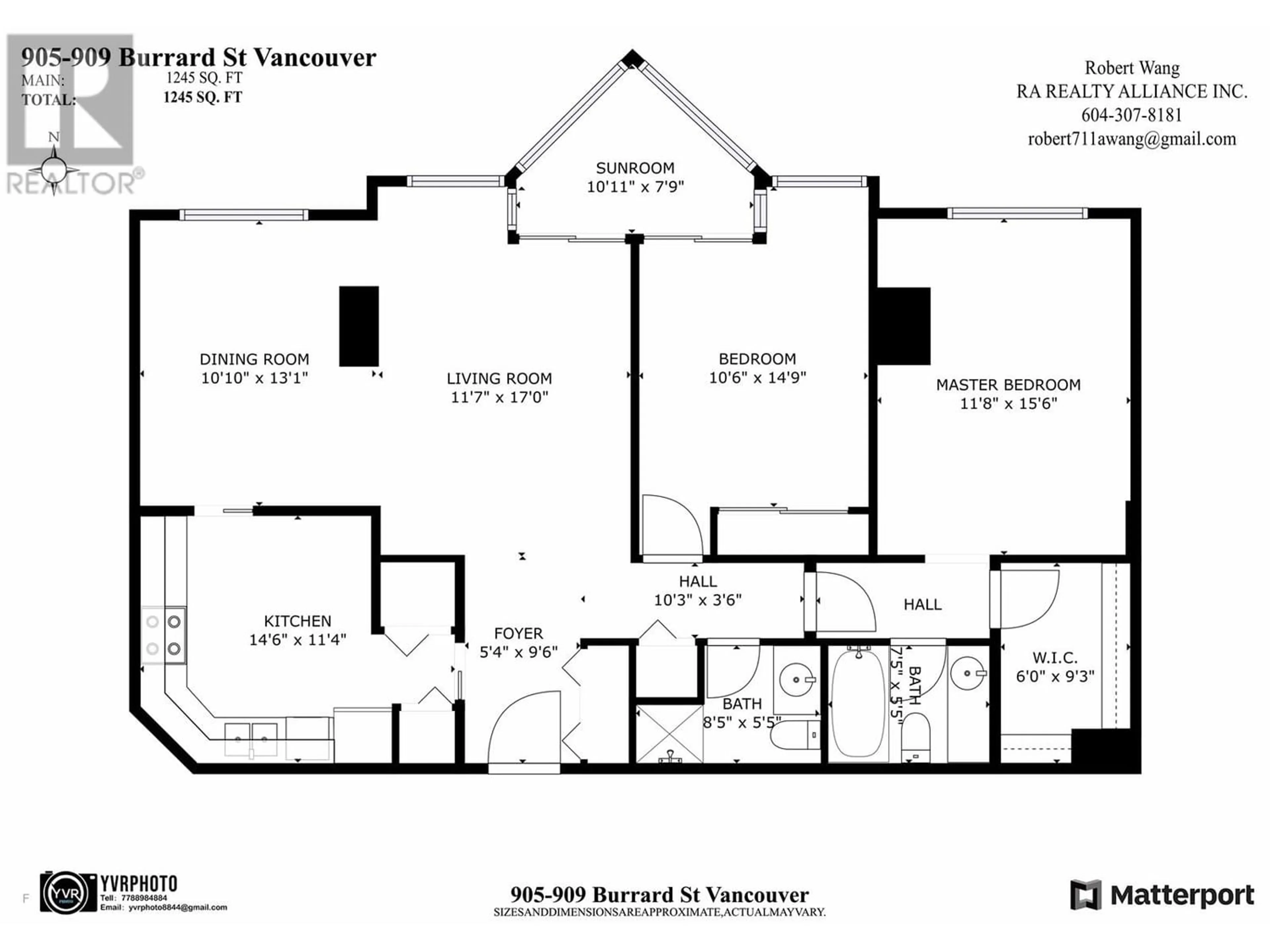 Floor plan for 905 909 BURRARD STREET, Vancouver British Columbia V6Z2N2