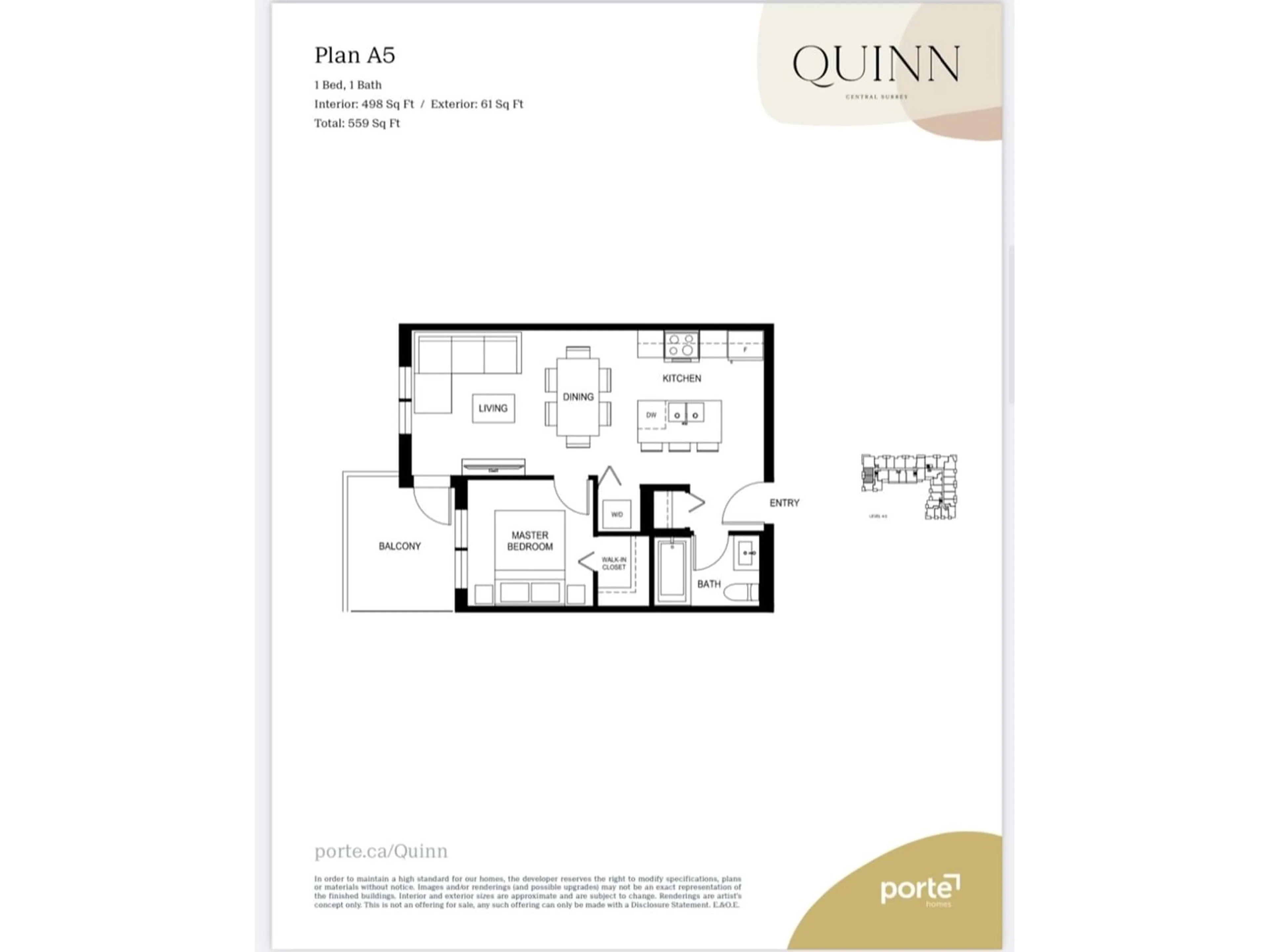 Floor plan for 430 9456 134 STREET, Surrey British Columbia V3V5S4