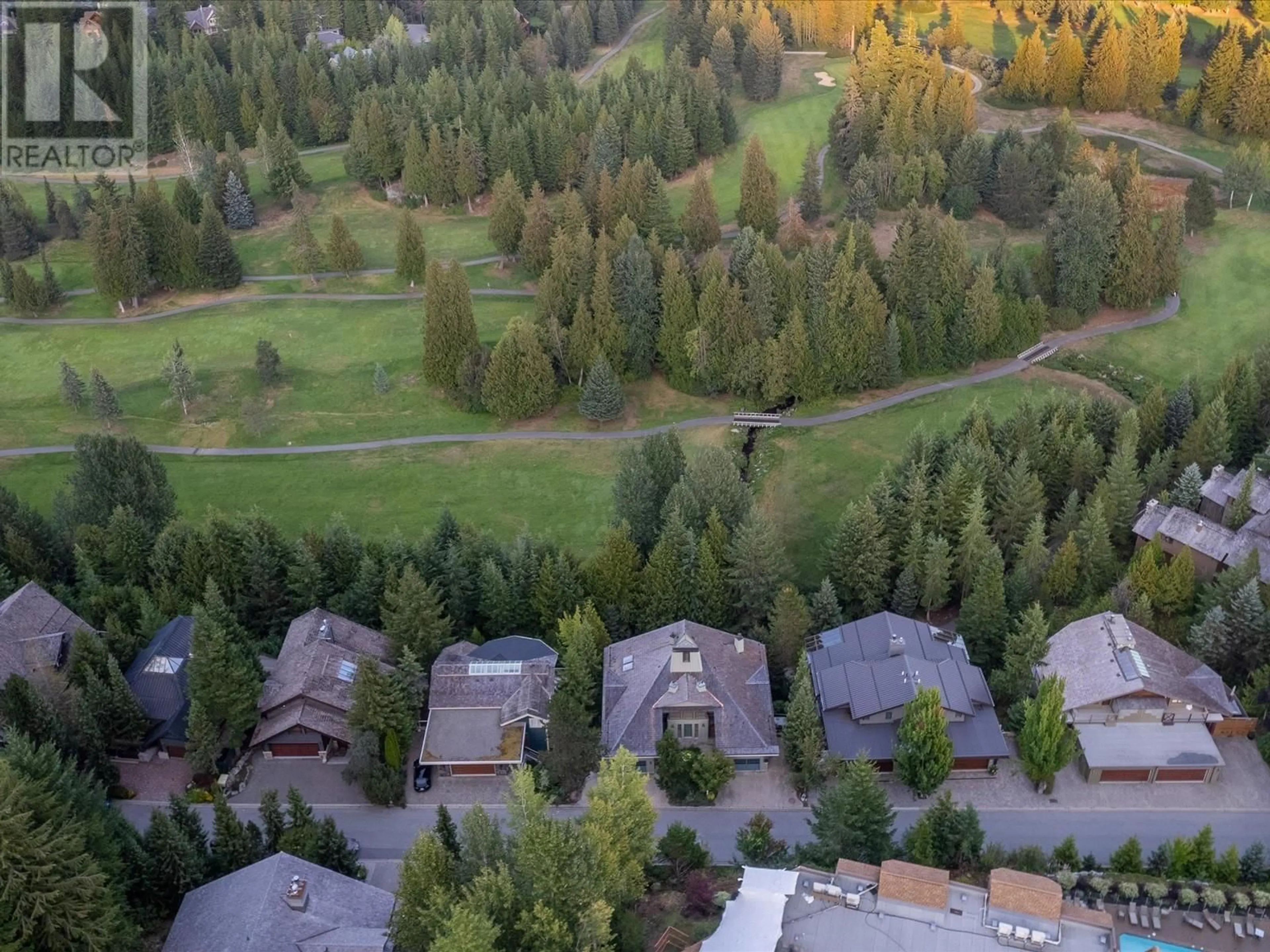 A pic from outside/outdoor area/front of a property/back of a property/a pic from drone, forest/trees view for 3359 OSPREY PLACE, Whistler British Columbia V8E0B8