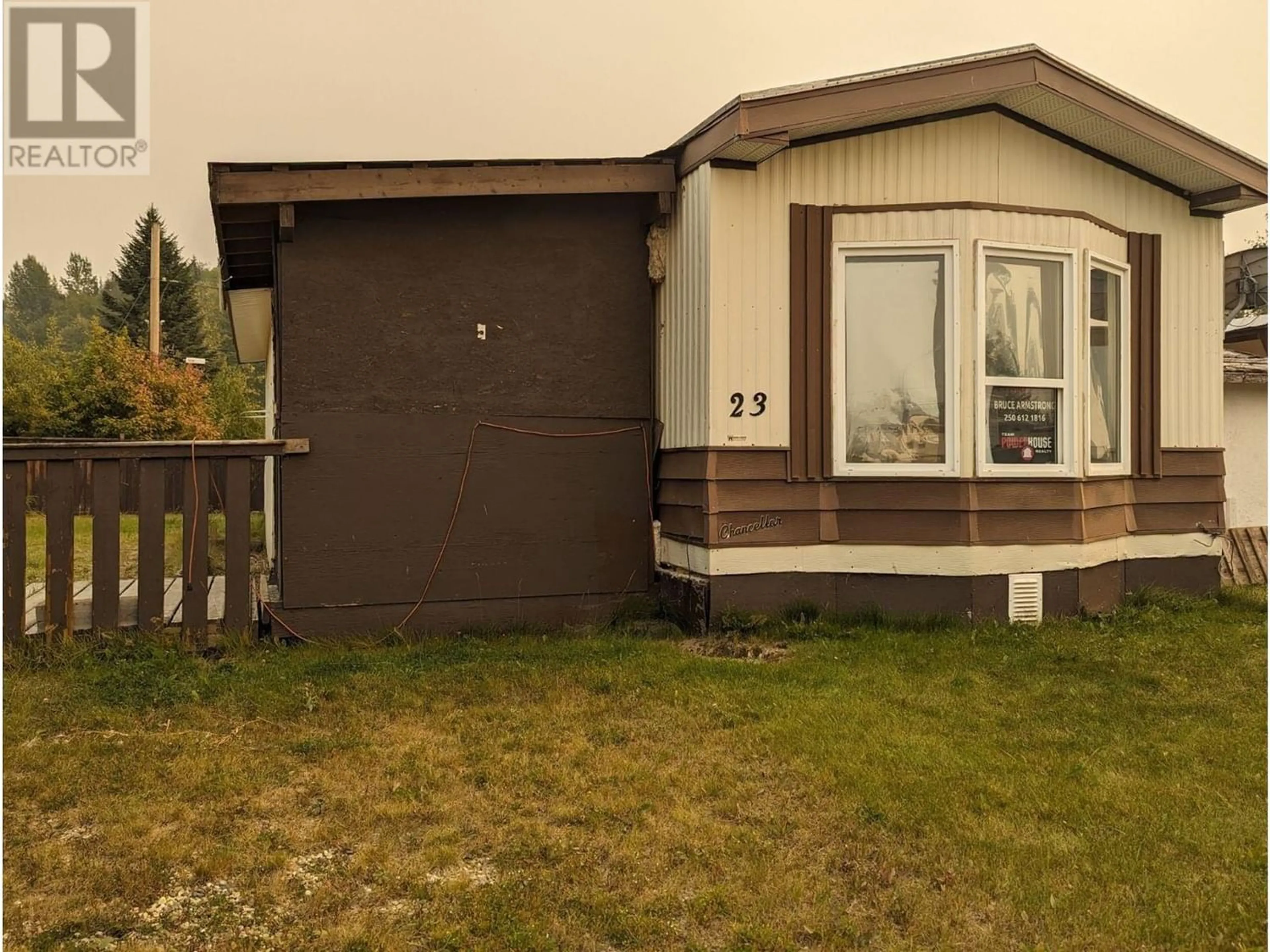Frontside or backside of a home for 23 25 CENTURY TRAILER COURT, Mackenzie British Columbia V0J2C0