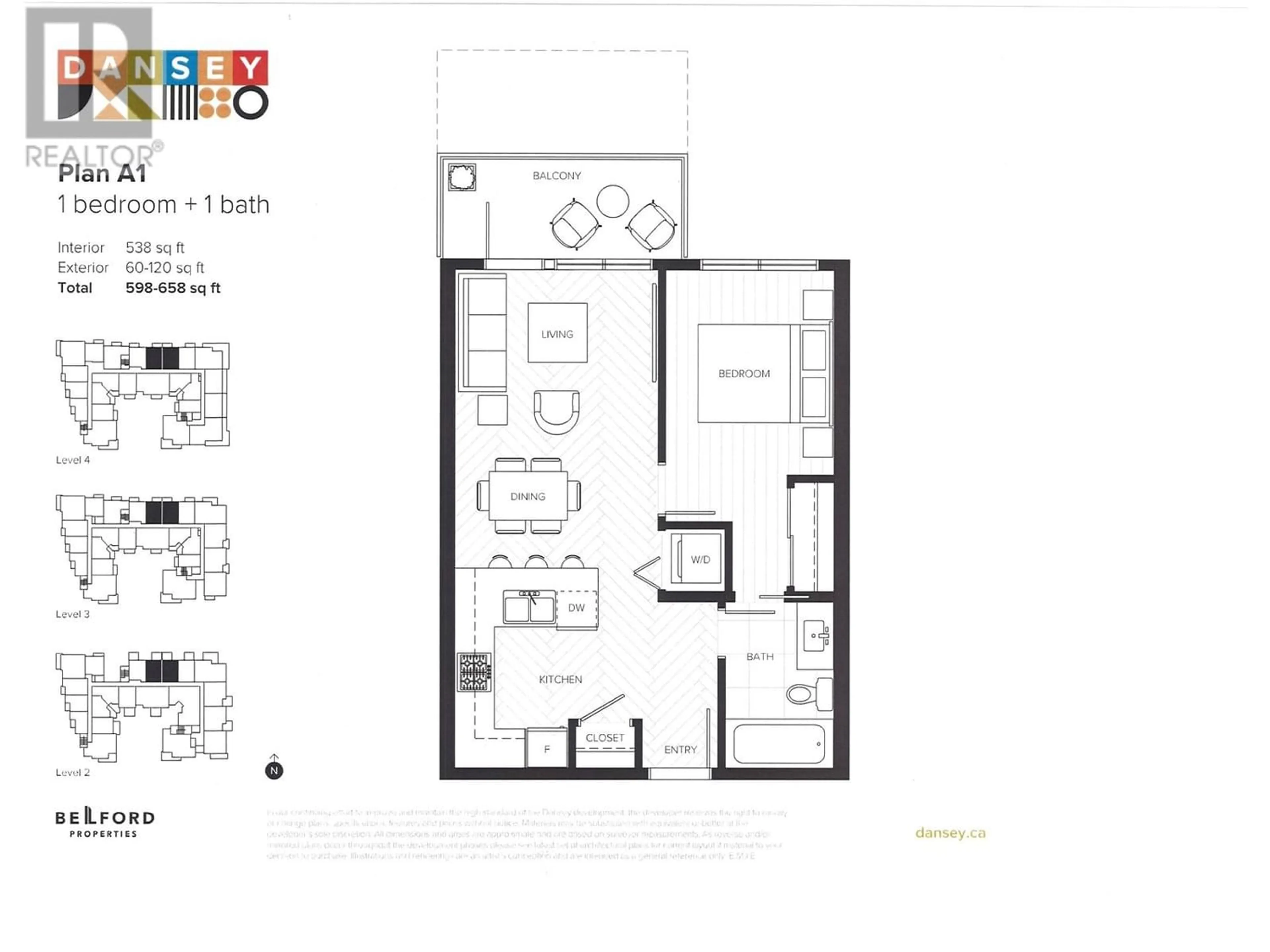 Floor plan for 208 599 DANSEY AVENUE, Coquitlam British Columbia V3K3E9